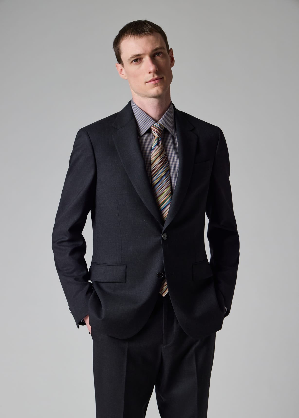 The Soho - Tailored-Fit Charcoal Wool 'A Suit To Travel In'