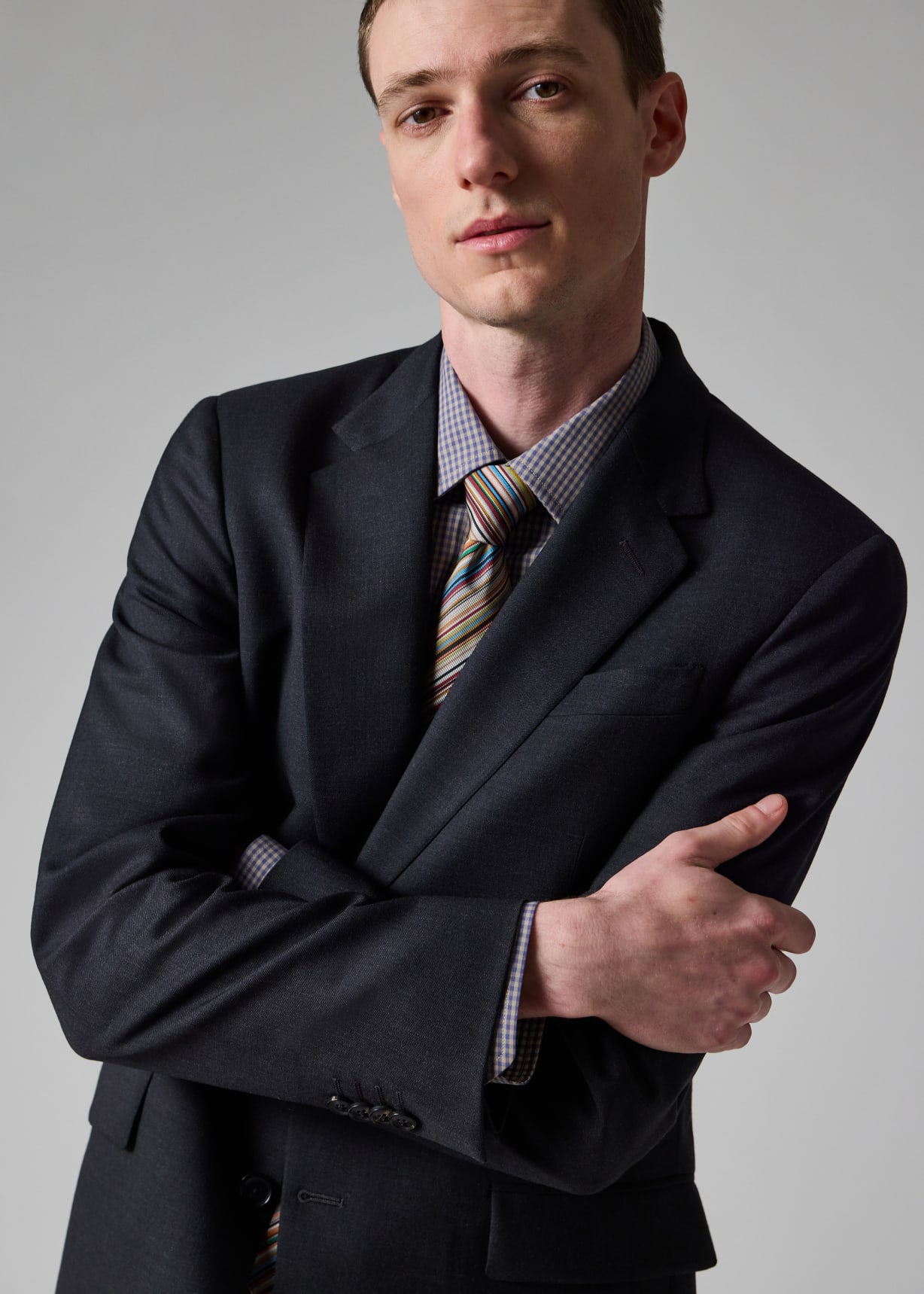 Paul Smith 3ピース SOHO FIT AMF スーツ M 黒 Paul Smith Soho Wool & Mohair Extra Slim Fit Suit - Exclusive