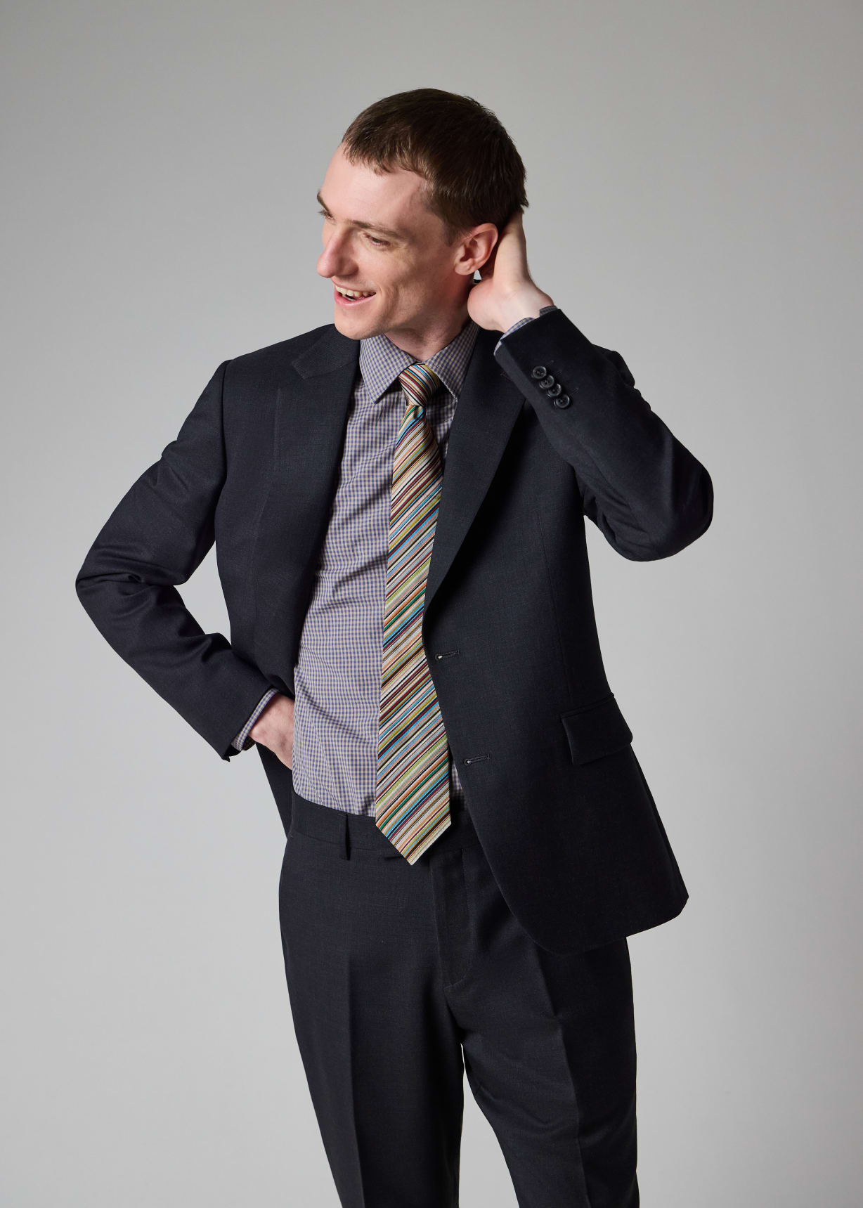 The Soho - Tailored-Fit Charcoal Wool 'A Suit To Travel In'
