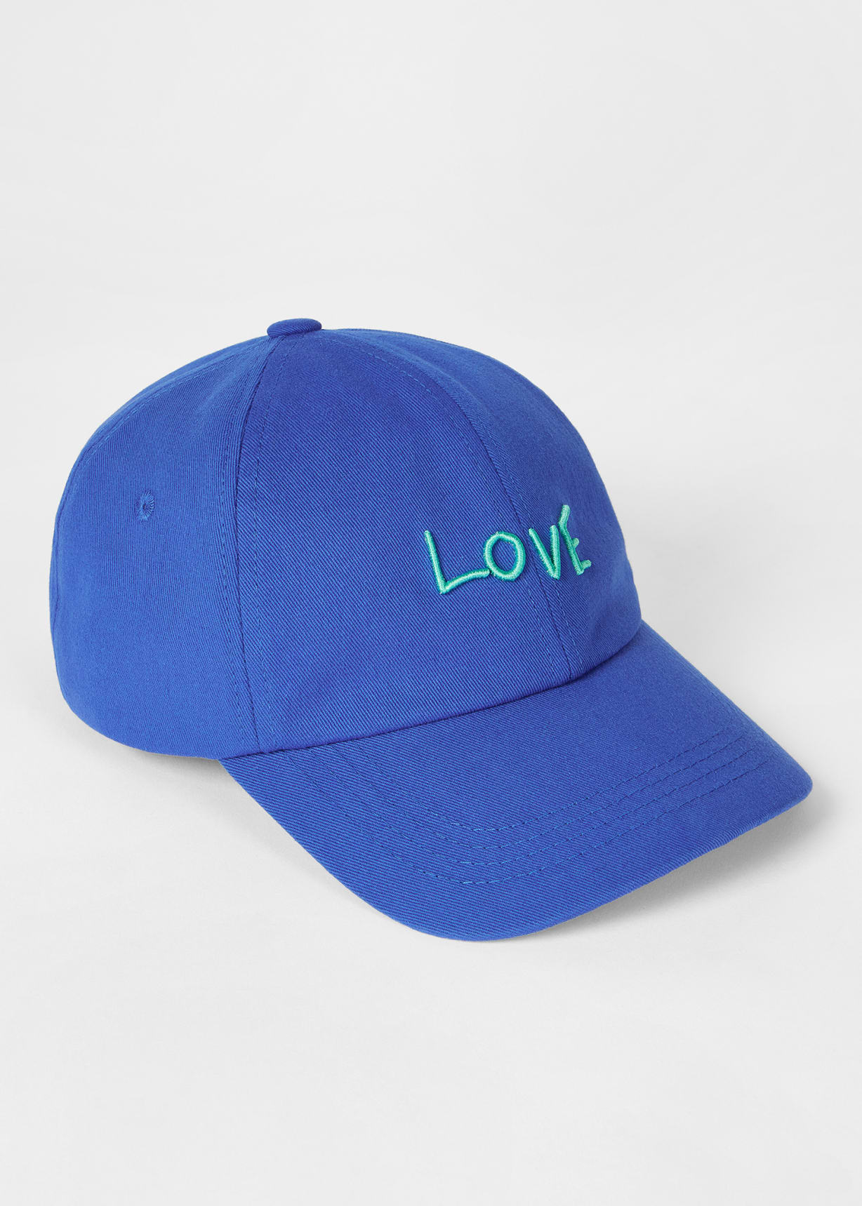 Cobalt Blue 'Love' Cap