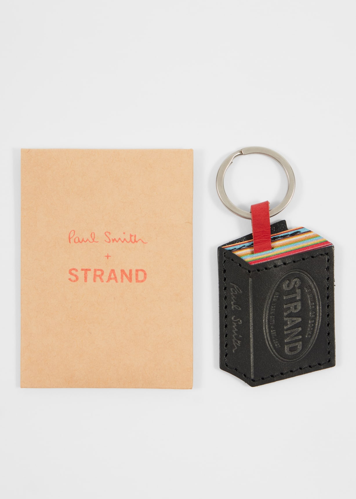 Paul Smith + Strand Leather Book Keyring Paul Smith