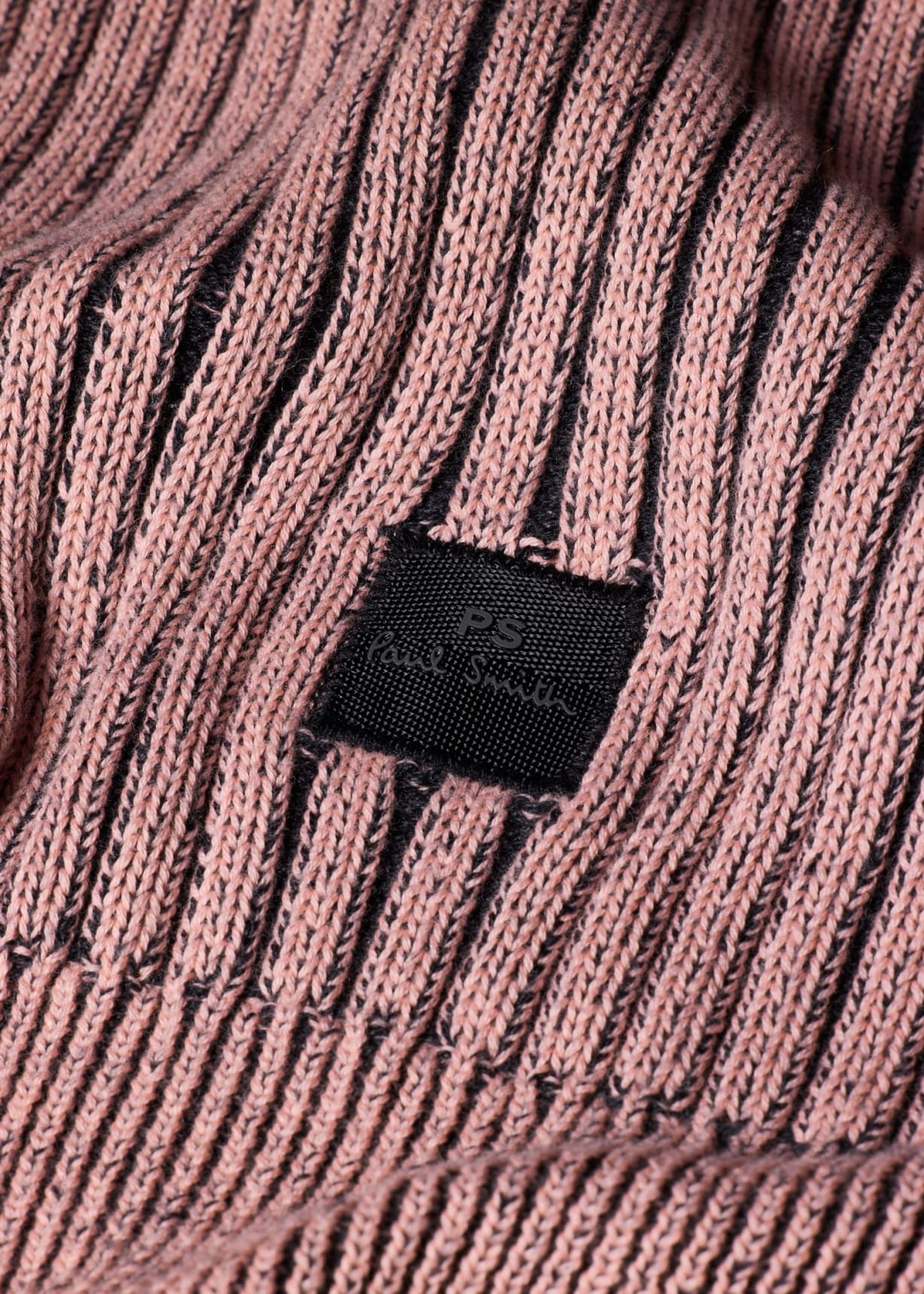 Pink Ribbed Cotton and Wool-Blend Sweater