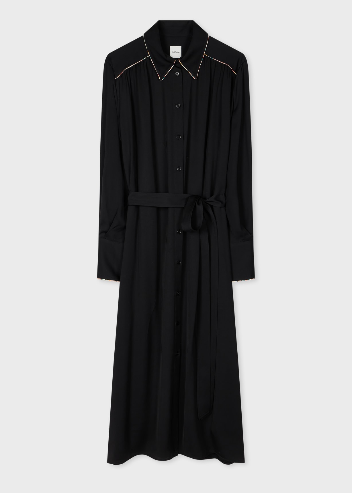 paul smith shirt dress Women's Lime Lyocell-Cotton Shirt Dress