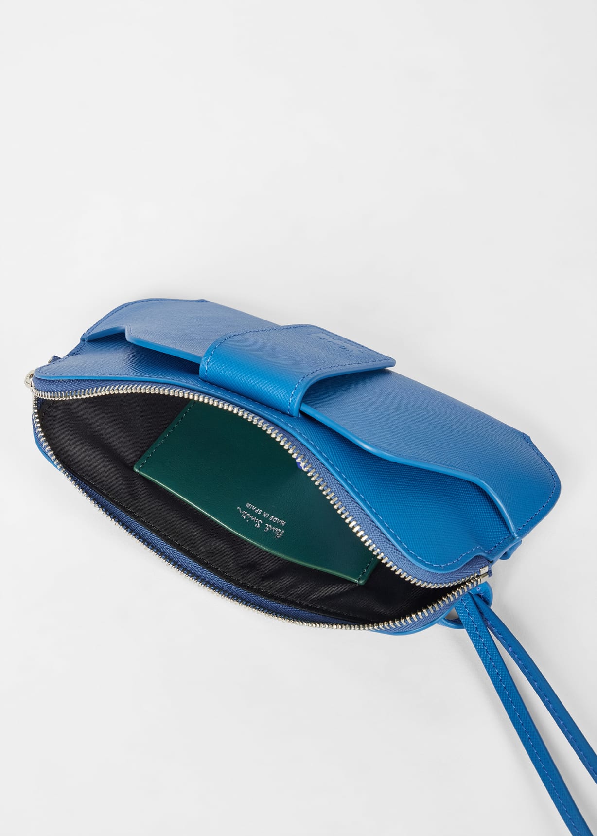 Blue Leather Travel Pouch Paul Smith