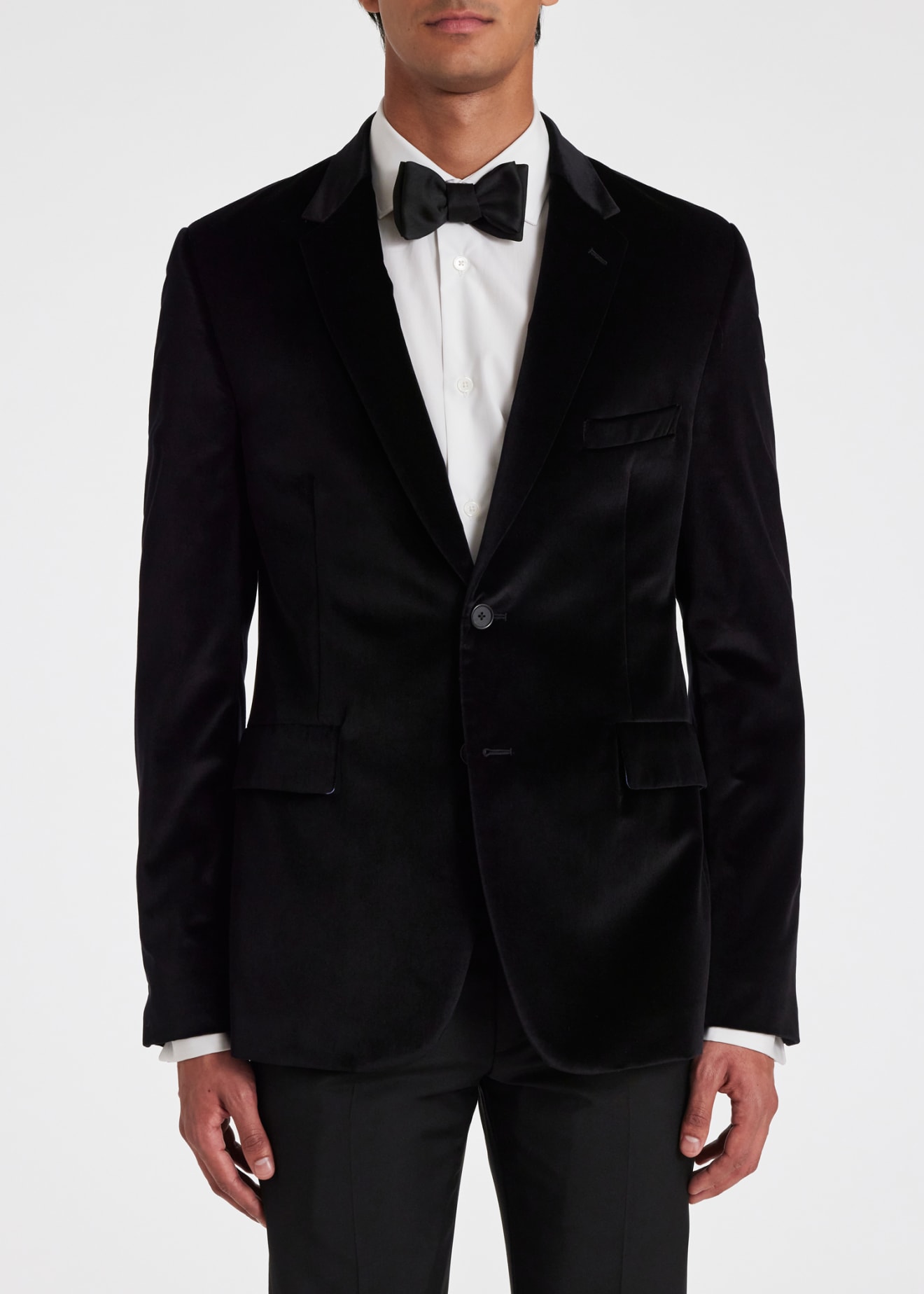Classic Black Two-Button Blazer