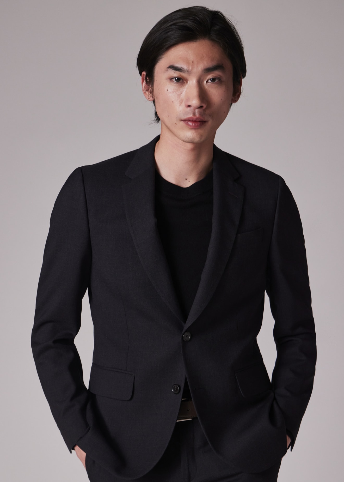 ずっと気になってた Grey Charcoal Tailored-Fit Men's - Soho The Wool To Suit 'A スーツ