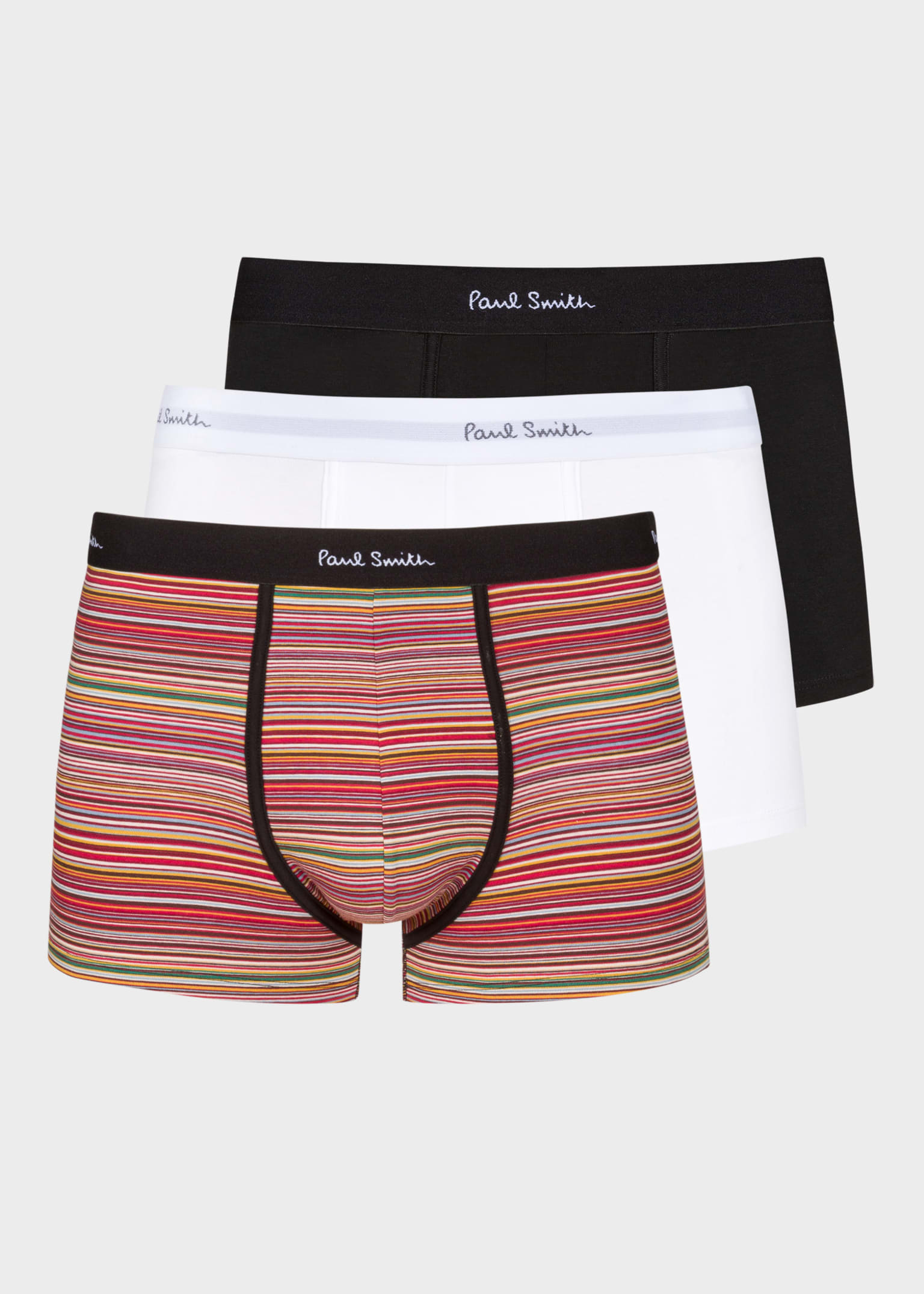 ボクサーパンツ Paul Smith Pack Of Three Briefs Organic Cotton 'Signature Stripe' Briefs Three Pack