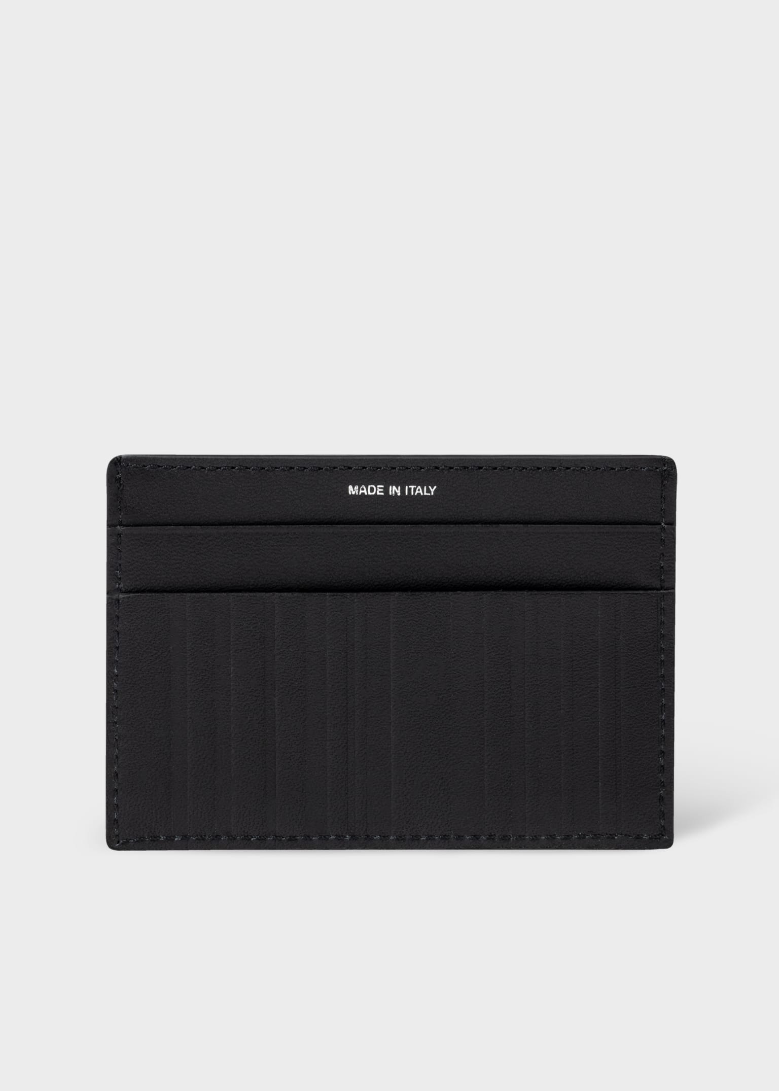 ★人気★ Paul Smith ポールスミス Shadow Stripe レザー バッグ Dark Brown Leather 'Shadow Stripe' Cross-Body Bag