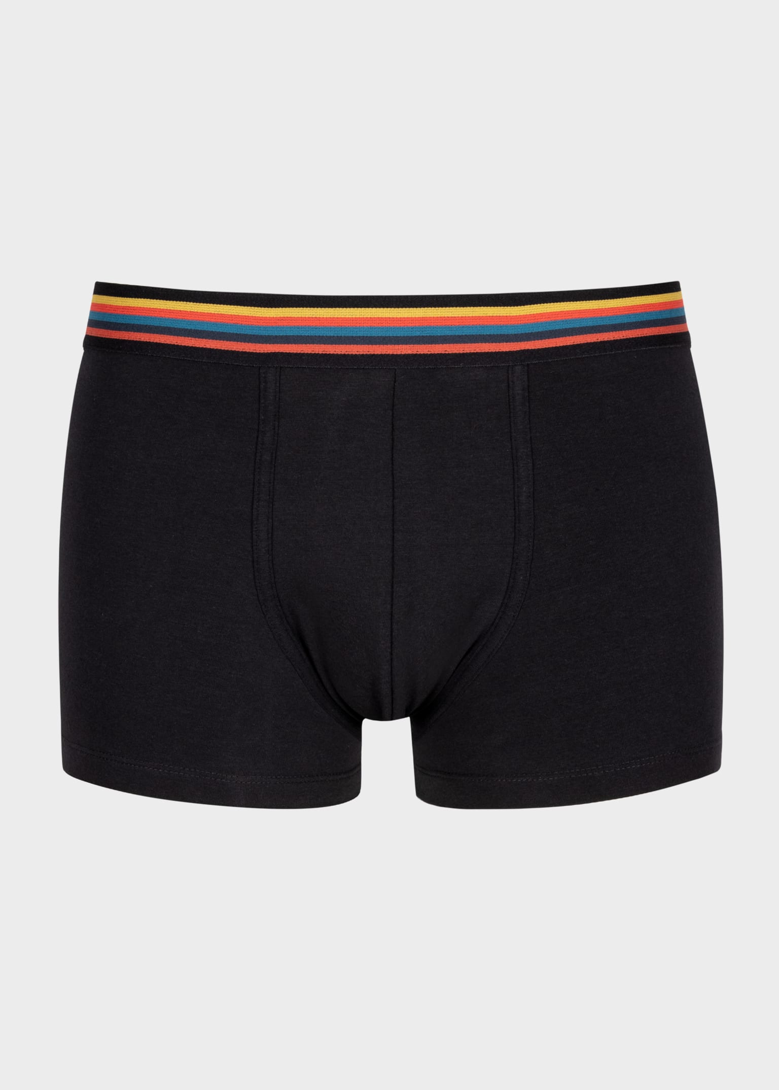Black Low-Rise 'Artist Stripe' Boxer Briefs Three Pack
