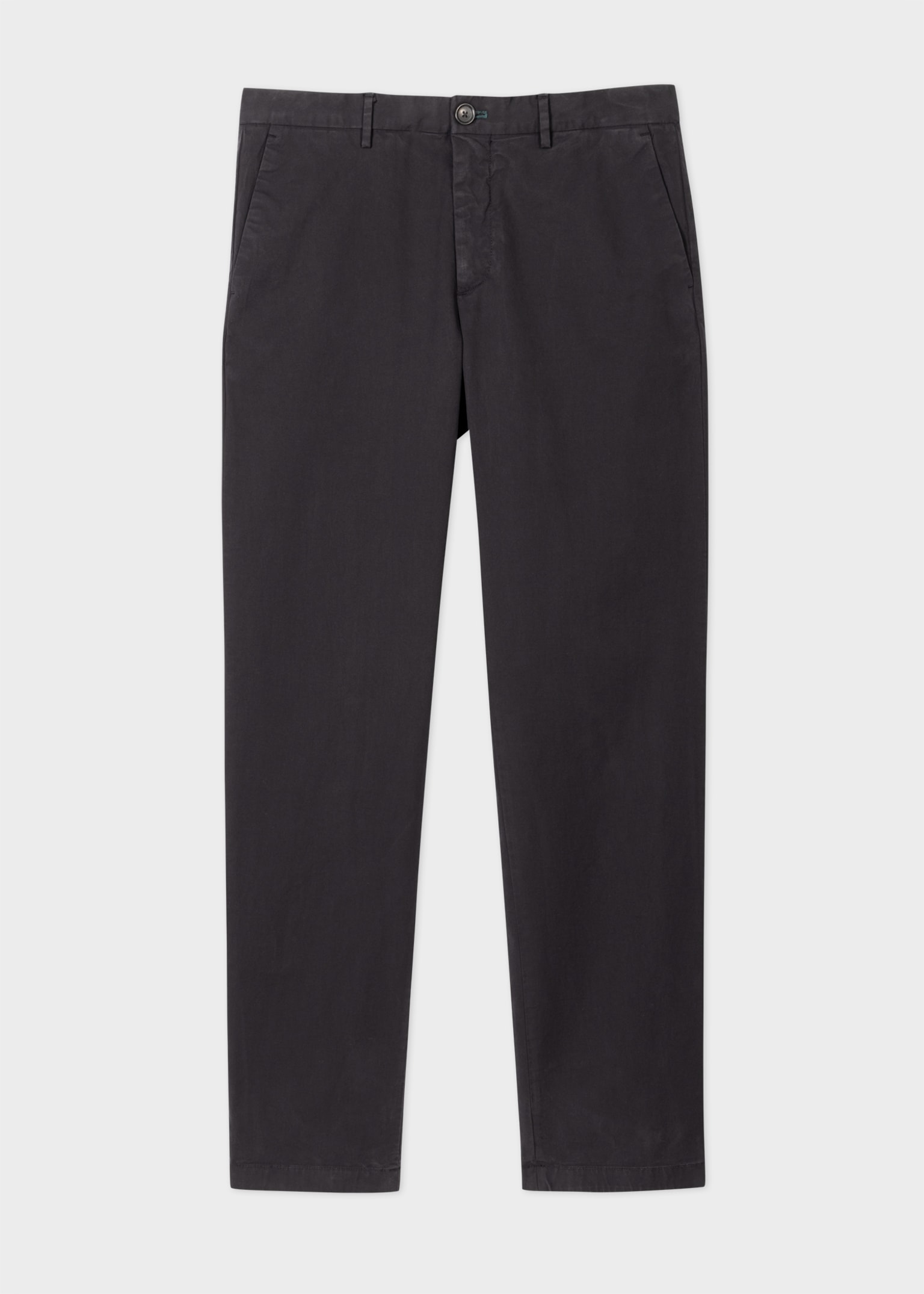 Straight-Fit Black Jeans