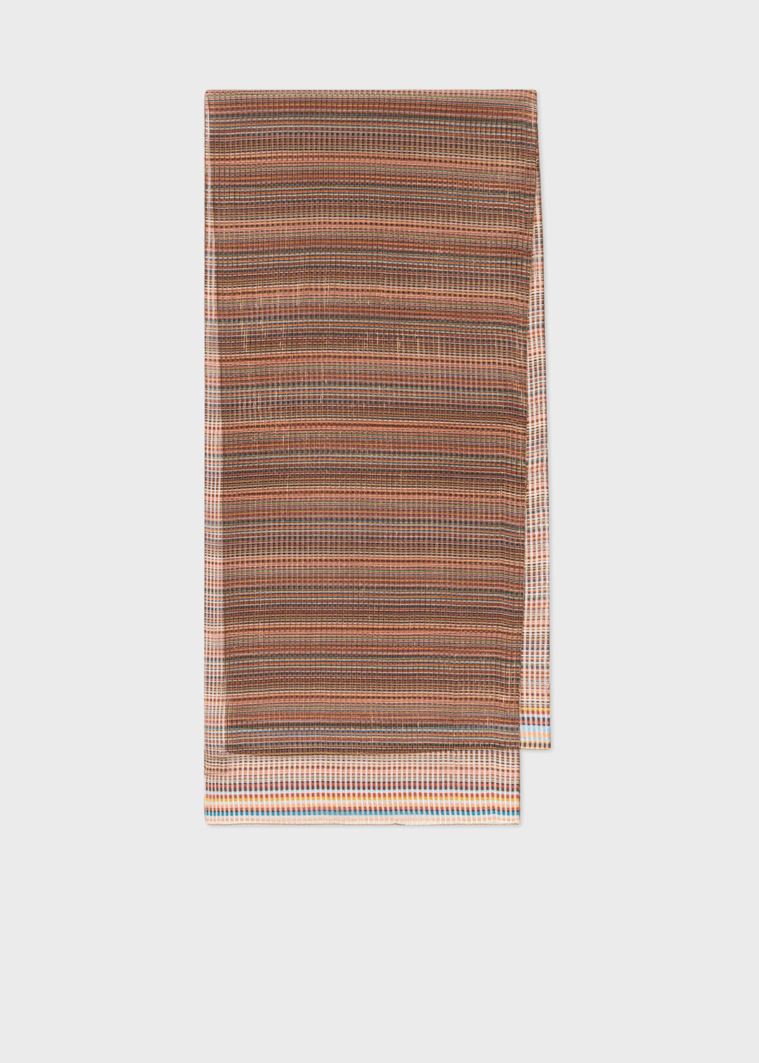 スカーフ PAUL SMITH Woman Scarf Multicolor W1A250GP525 92 Paul Smith Colorful Striped Fringe Scarf(K-153550) | eBay