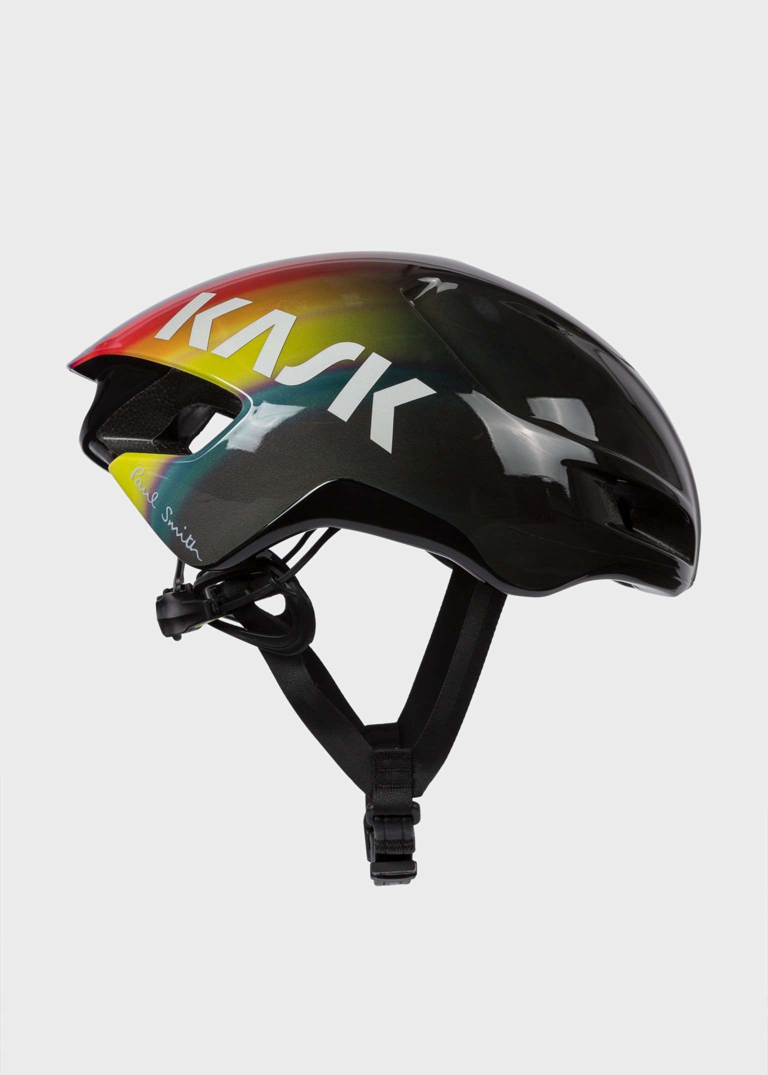 Paul Smith - KASK UTOPIA + Paul Smith ロードバイク エアロヘルメット Paul Smith + Kask 'Rainbow Stripe' Utopia US Cycling Helmet