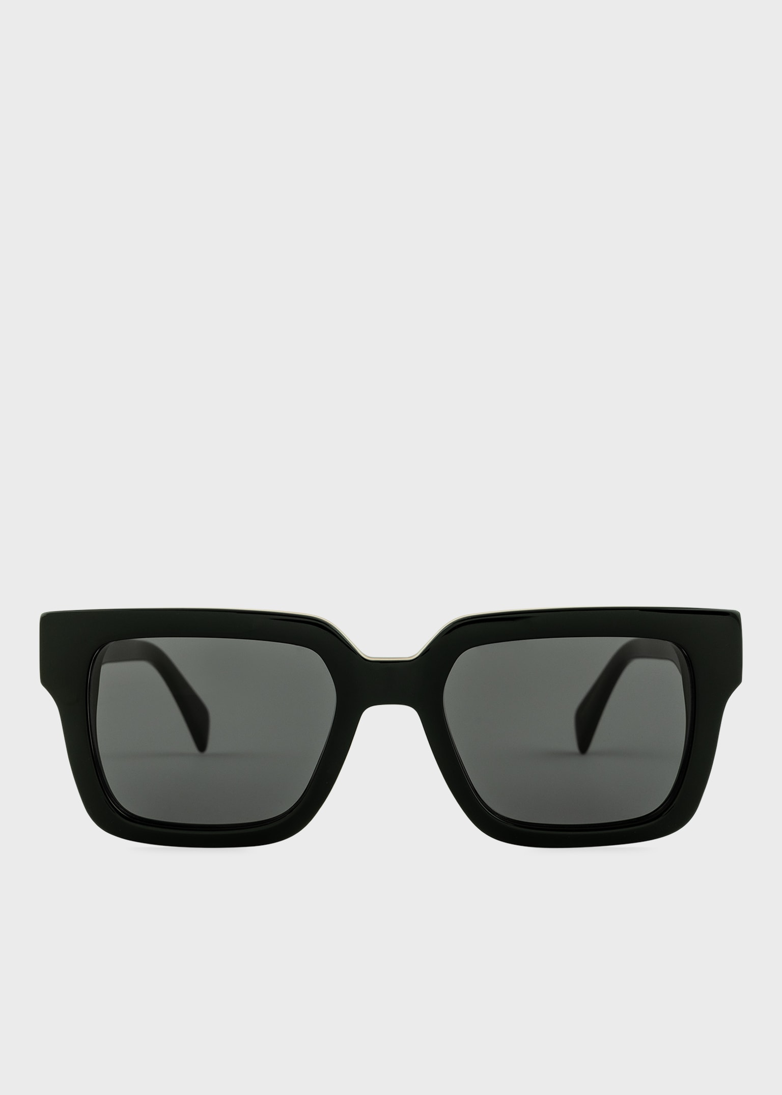 Paul Smith Black Oversized Rectangular Sunglasses Black  main image 4