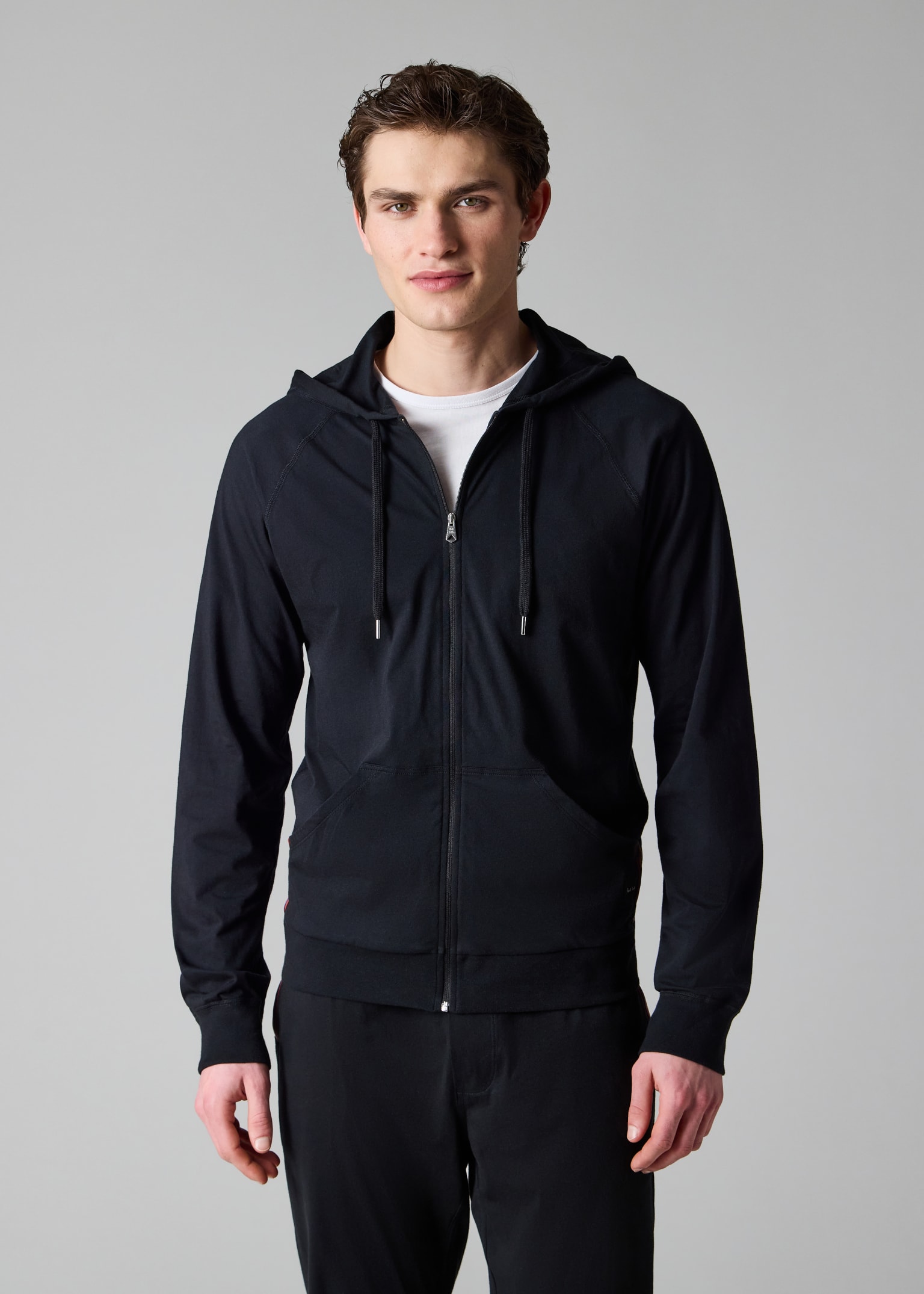 【M size】HLT Lounge Hoodie Threadbare Men's Charcoal Grey Oversized Longline Lounge Hoodie