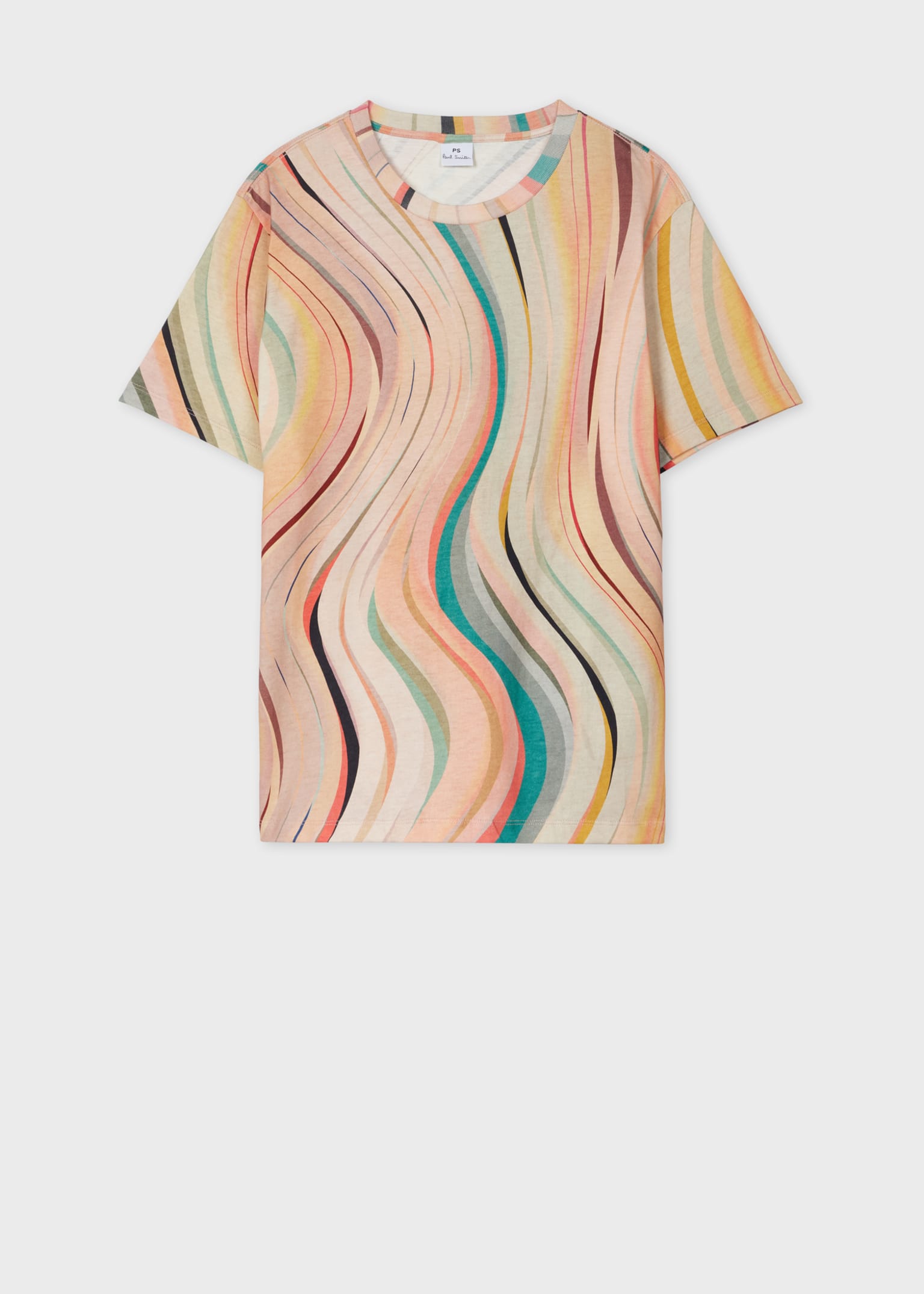 Tシャツ・カットソー PS PAUL SMITH Woman T-Shirt Multicolor W2R232VNP4788 92 Women's 'Dusky Swirl' T-Shirt