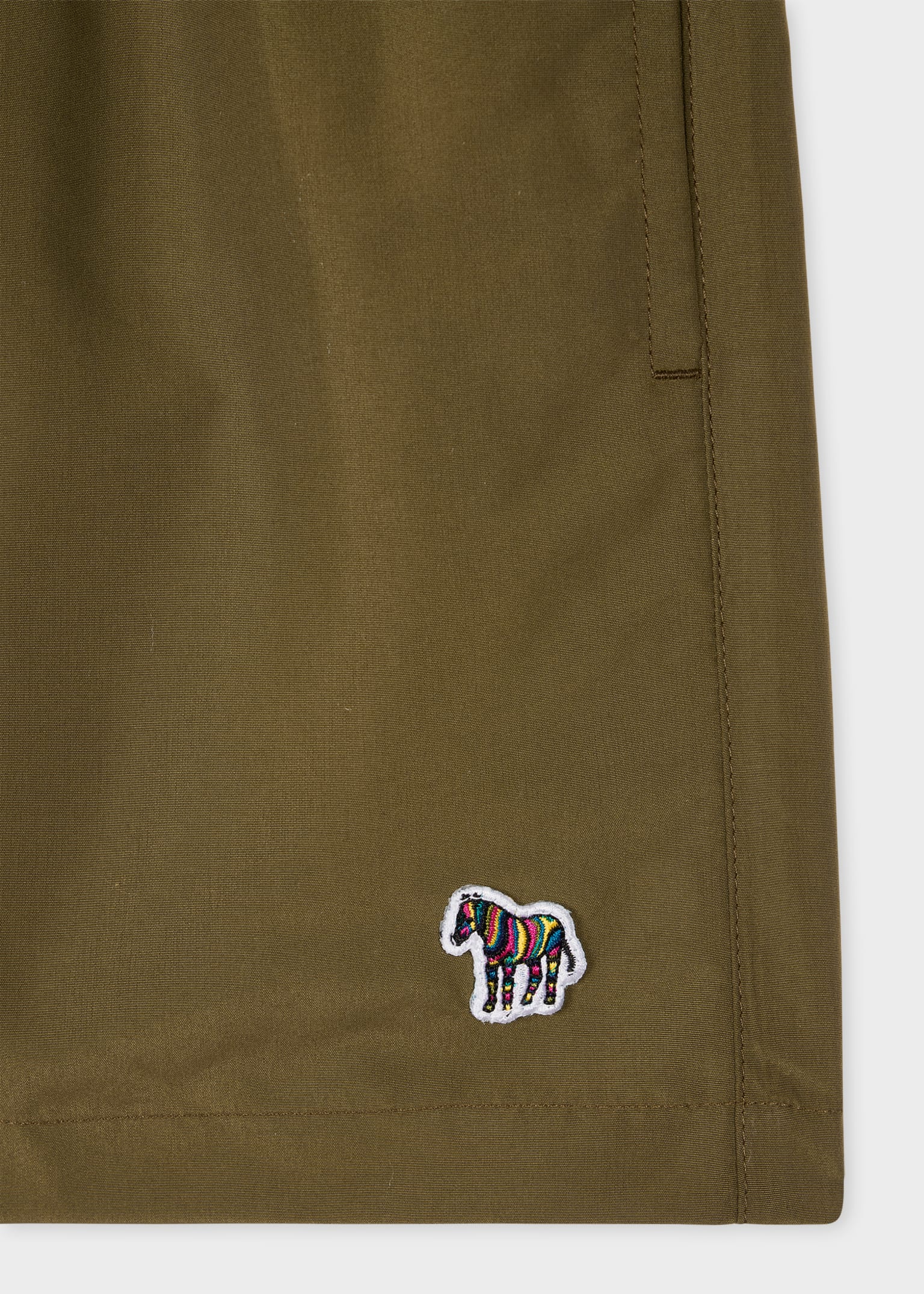 Zegna red logo swim shorts main image 0