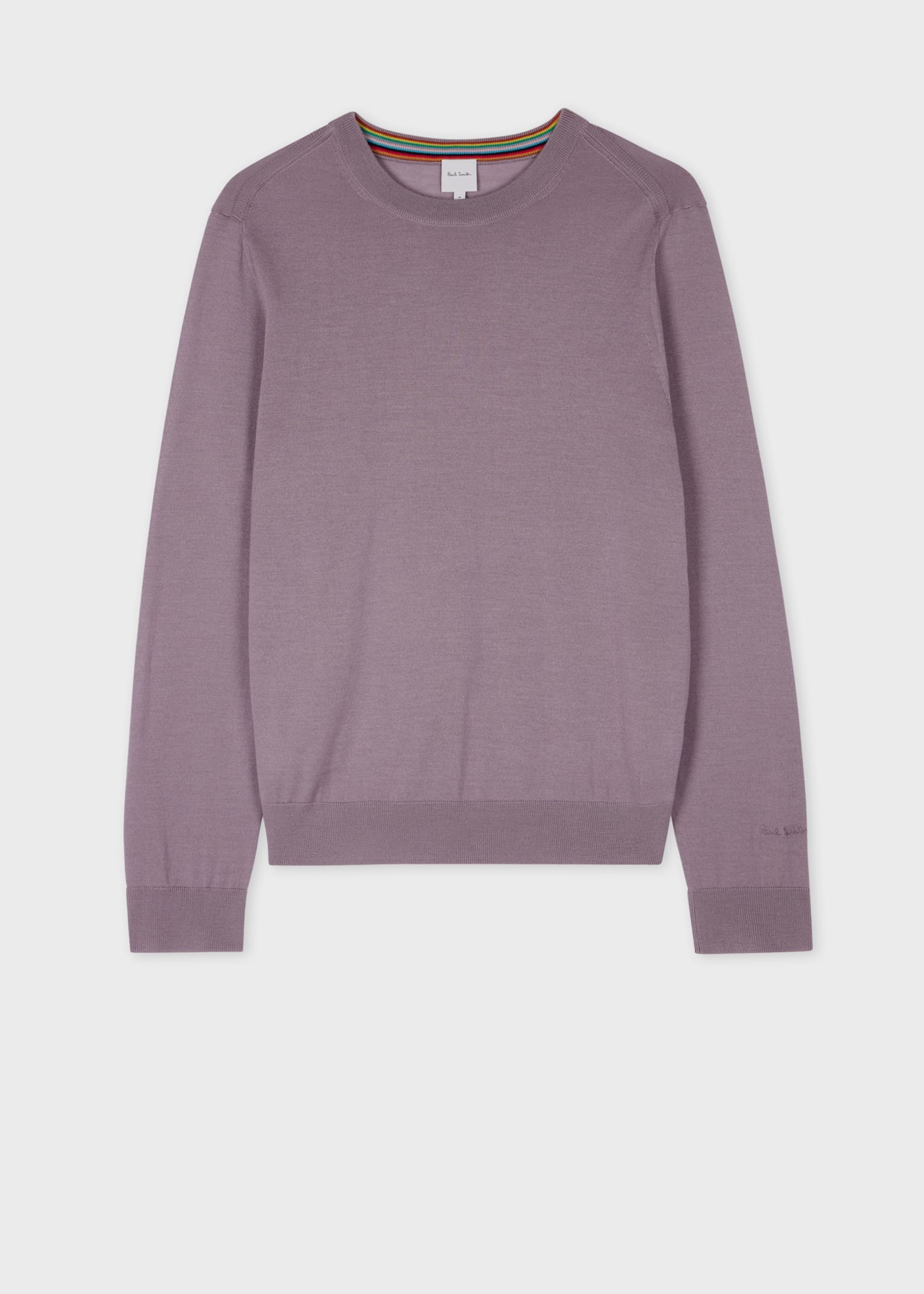 Men's Mauve Merino Wool Sweater