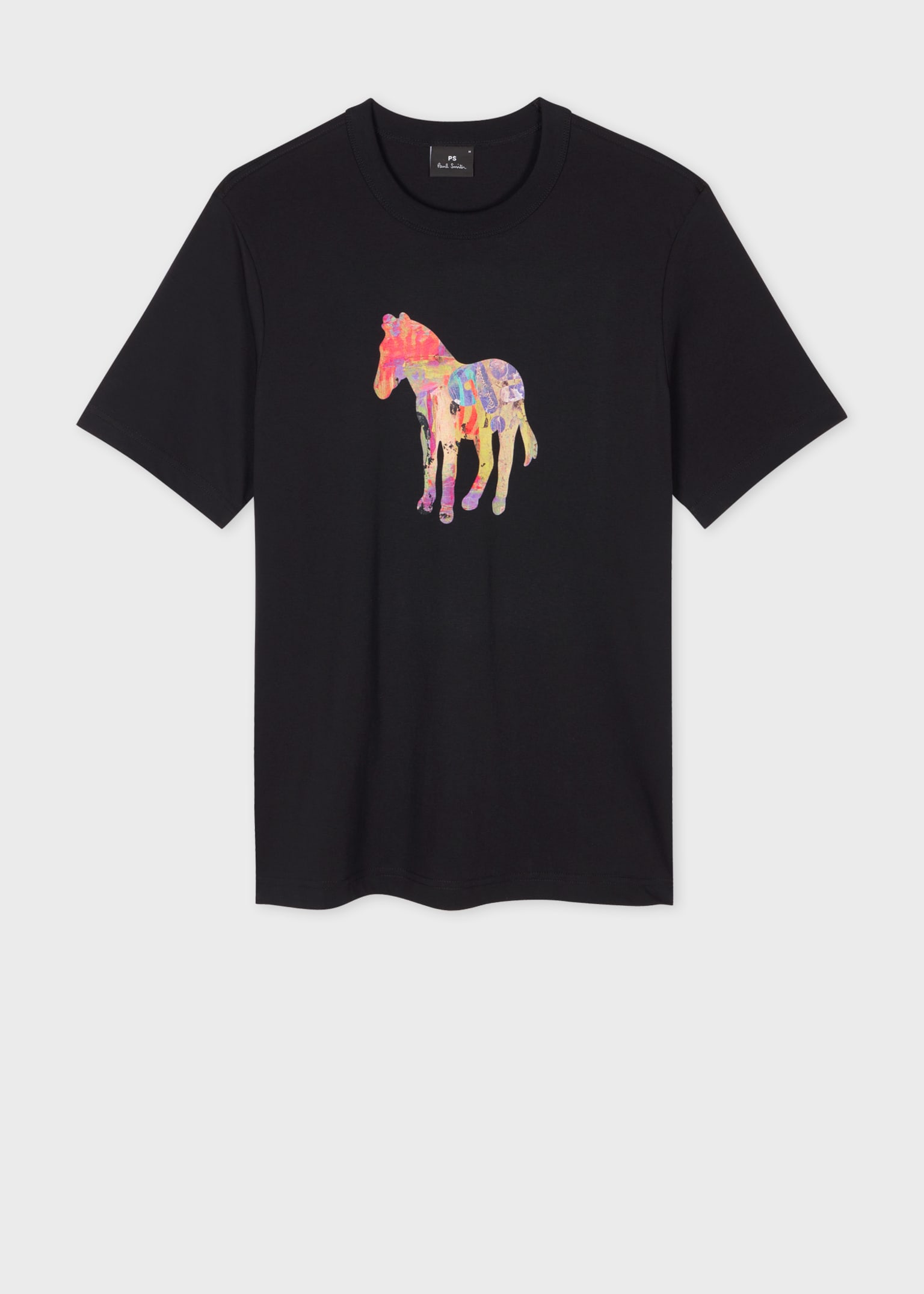 Tシャツ・カットソー PS BY PAUL SMITH Men T Shirts M2R220XP2227279 BLACK Men's Black Cotton T-Shirt