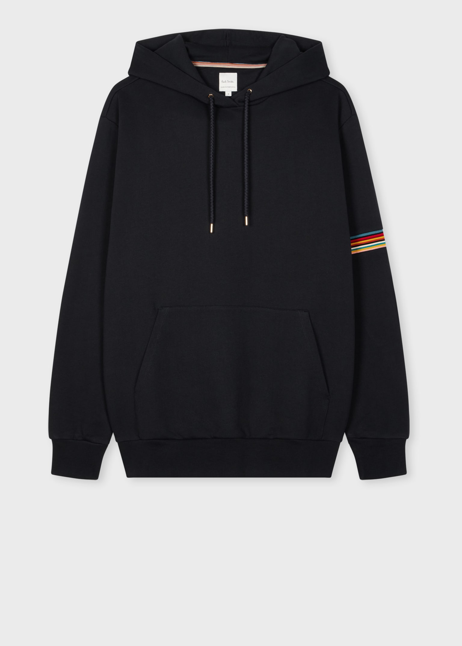 スウェット・トレーナー Paul Smith M1A 750 MU477 TOWEL STRIPE Hoodie Men's Navy Blue 'Signature Stripe' Trim Hoodie