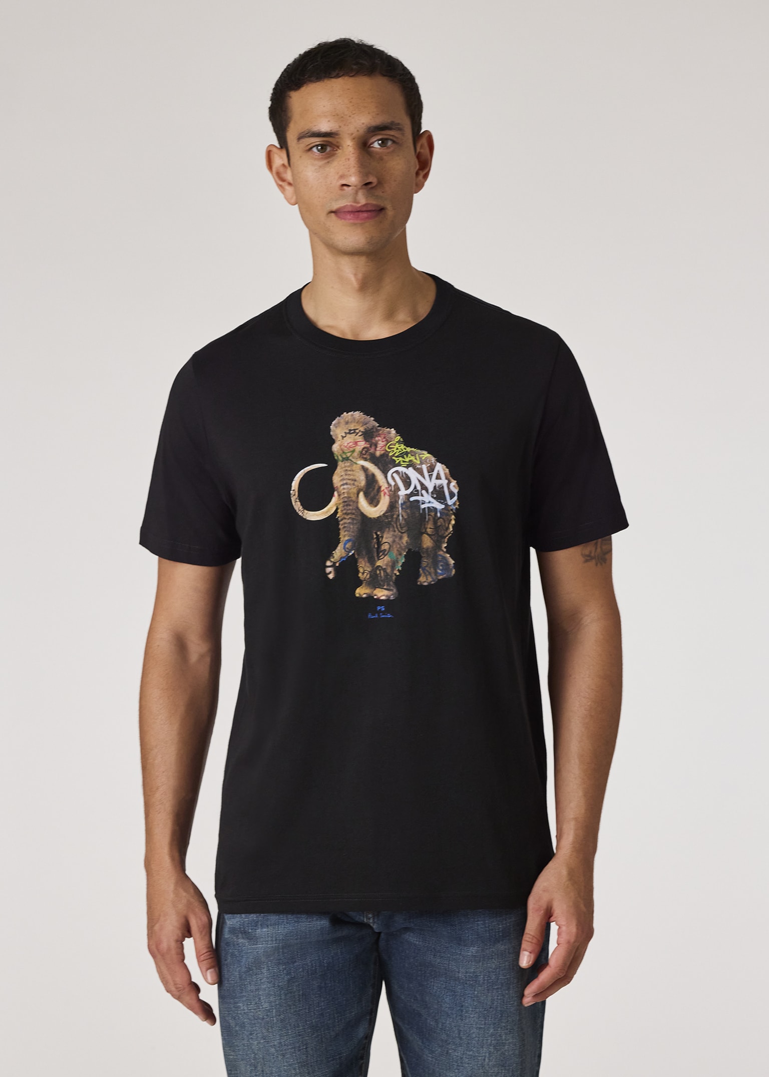 Tシャツ・カットソー PAUL SMITH Men T-shirt Blue M1A388FHP3PK 47 Designer T-Shirts For Men | Paul Smith