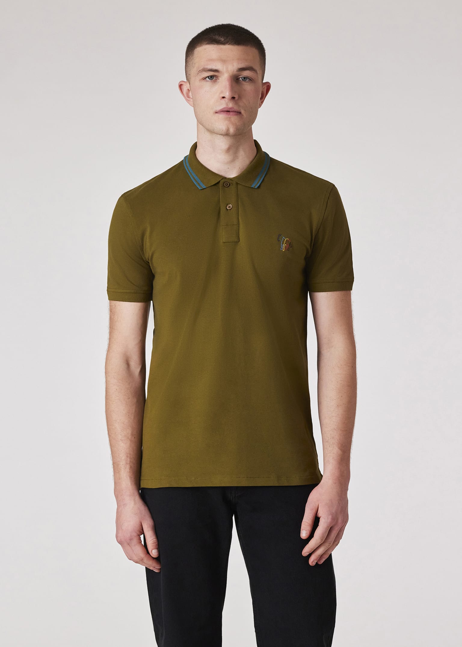 Tシャツ・カットソー Paul Smith POLO SHIRT WITH VERTICAL STRIPES PS Paul Smith Men's Stretch-Cotton 'Broad Stripe Zebra' Polo