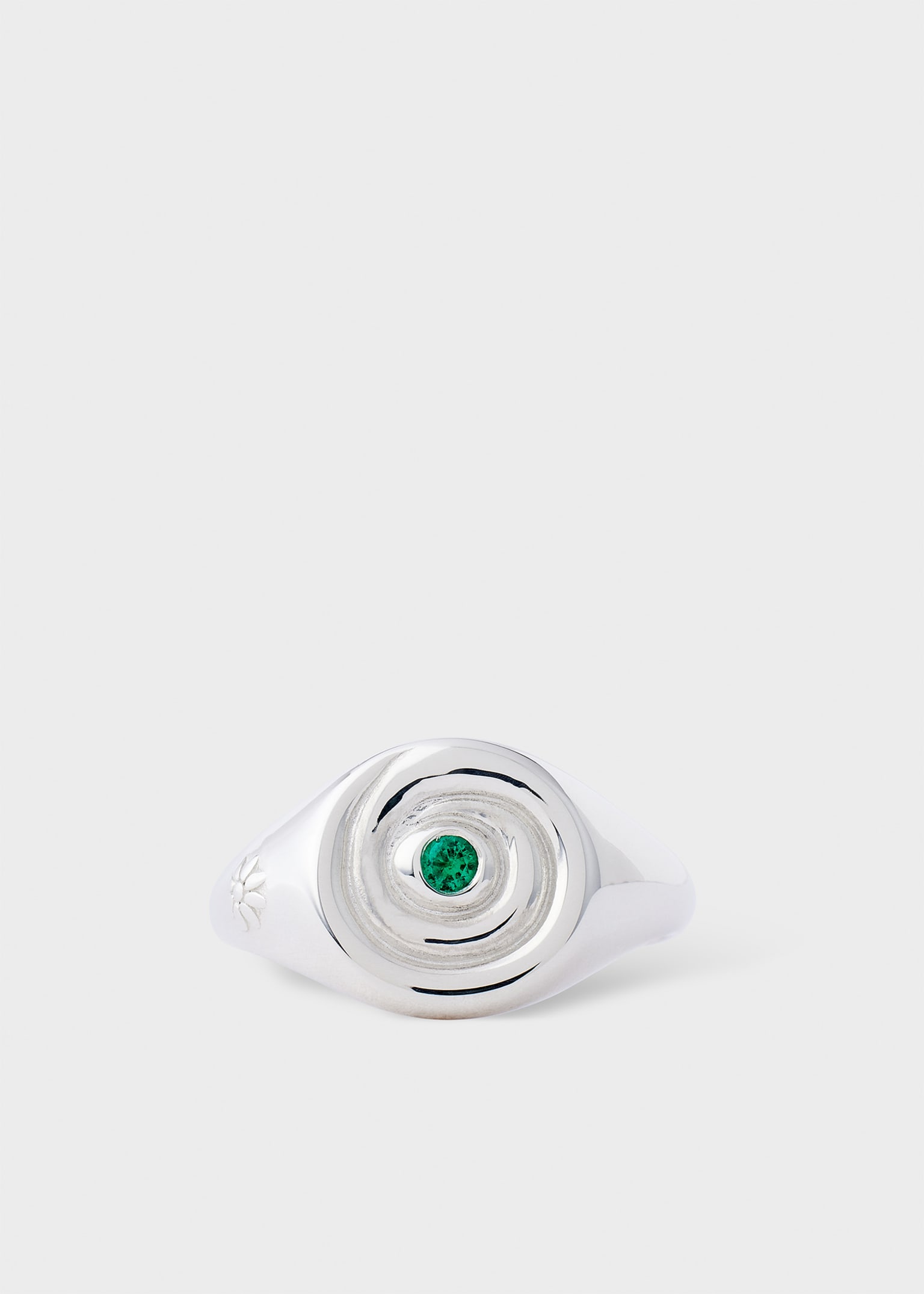 Alec Doherty for Paul Smith - Green Snail Ring