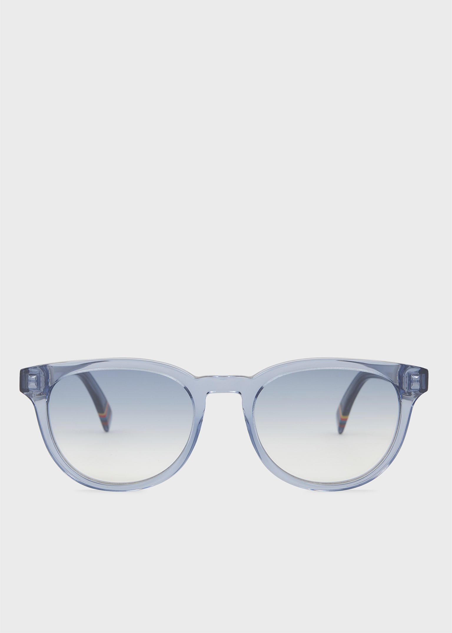 Paul Smith lucite clear round frame sunglasses Bandwagon Crystal Clear Uni-Sex Round Sunglasses | Le Specs main image 4