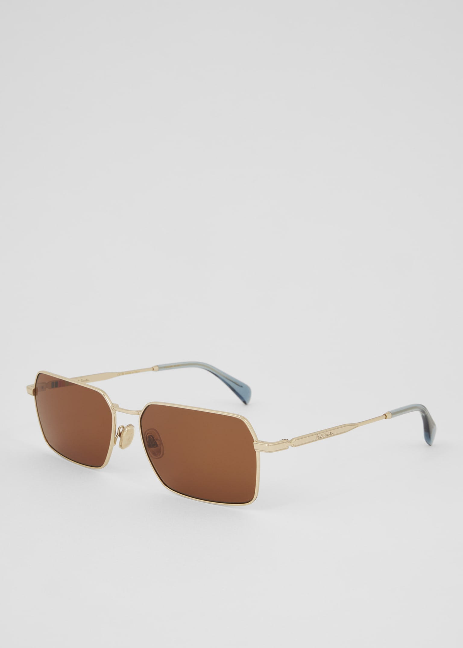 Paul Smith Tan/Gold  Sunnies with Case Light Brown  main image 4