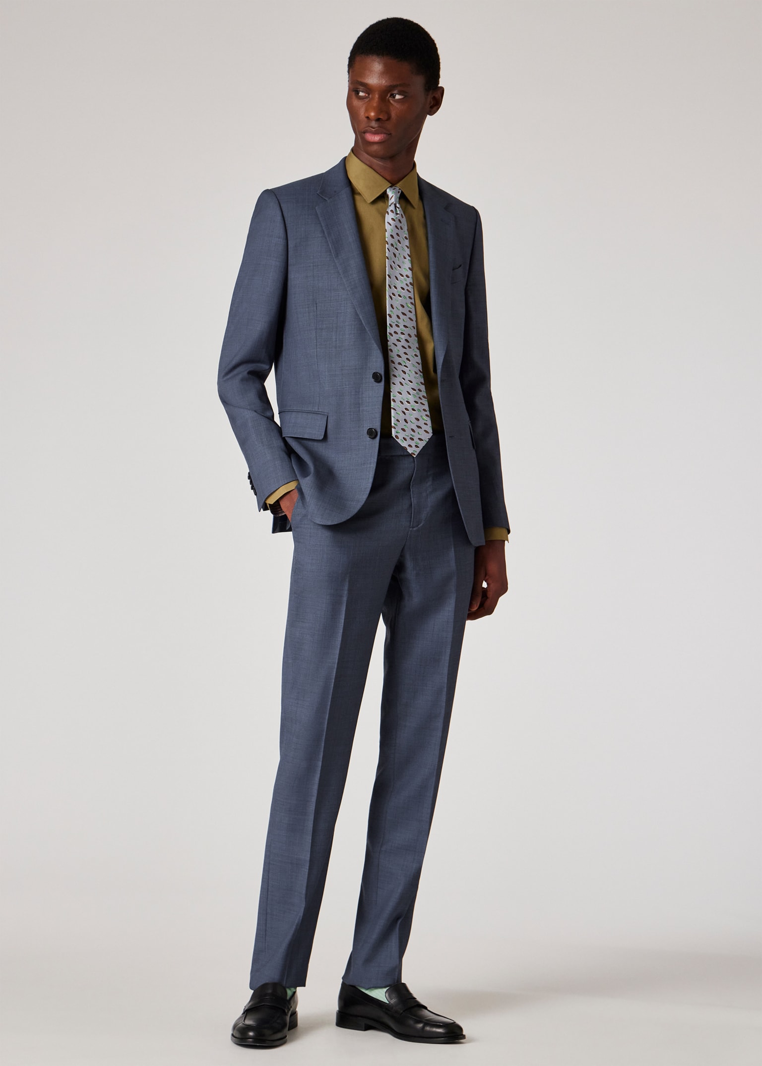 Men's The Soho - Tailored-Fit Blue Wool Suit