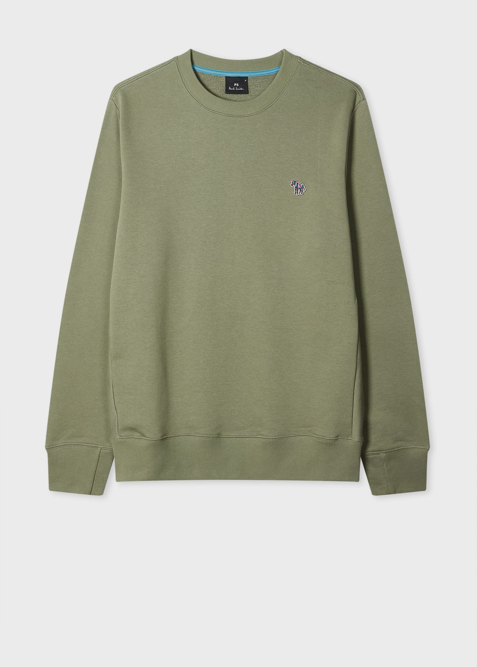 【関税込み】PS by Paul Smith グリーン Zebra フーディ Men's Washed Green Organic Cotton Zebra Logo Sweatshirt