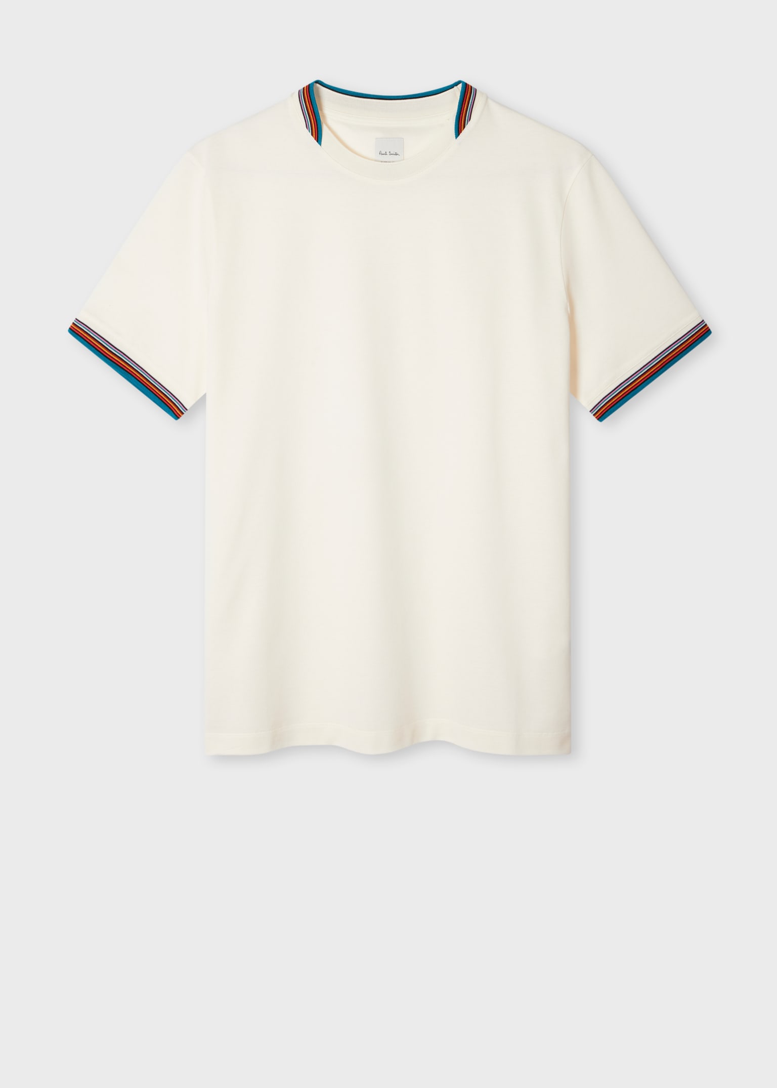 Tシャツ・カットソー Paul Smith \"SIGNATURE STRIPE\" SHIRT (W1R 370B T11135 04) Women's Black 'Signature Stripe' Crew Neck T-Shirt