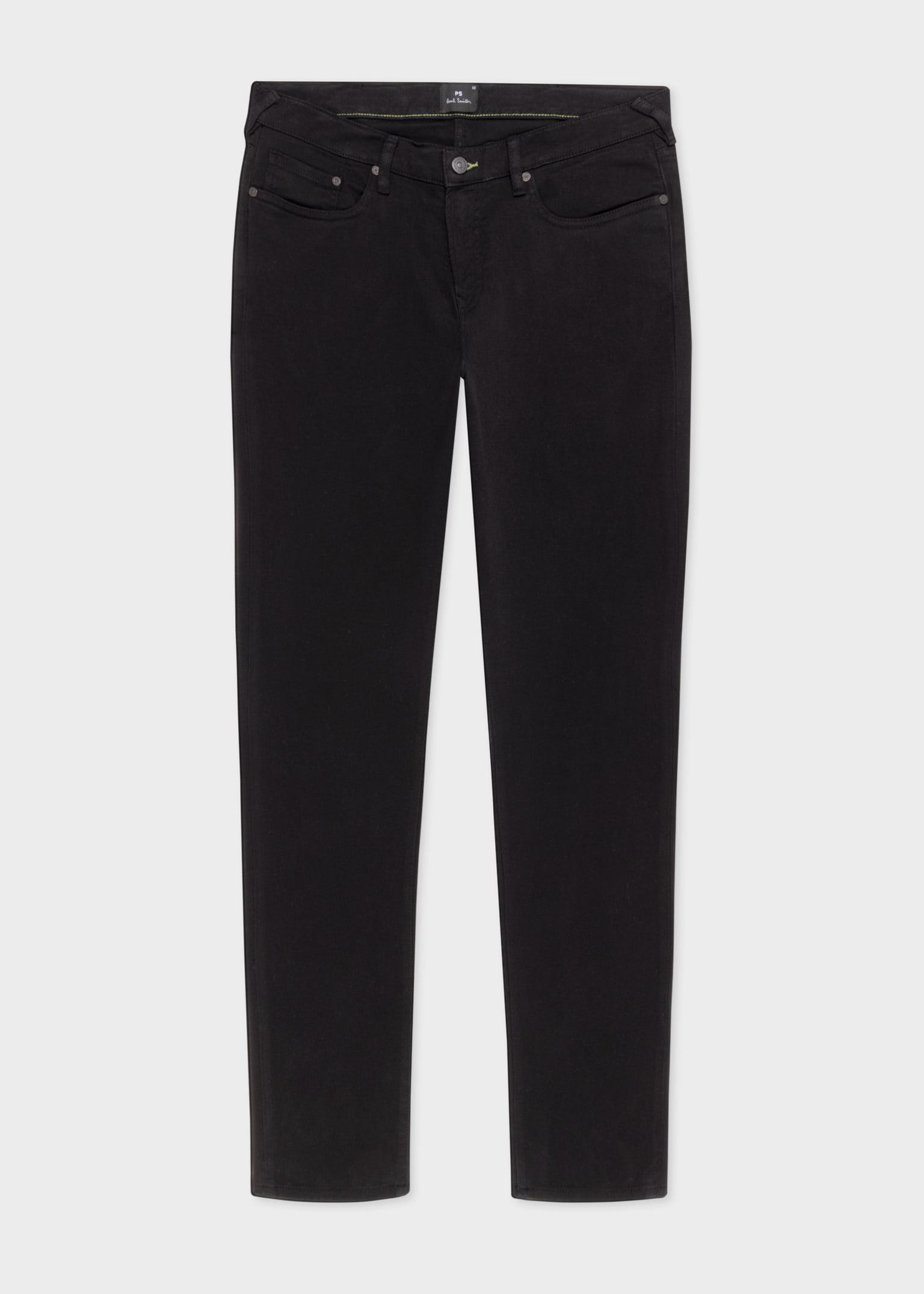 Men's Tapered-Fit Black Garment-Dye Jeans