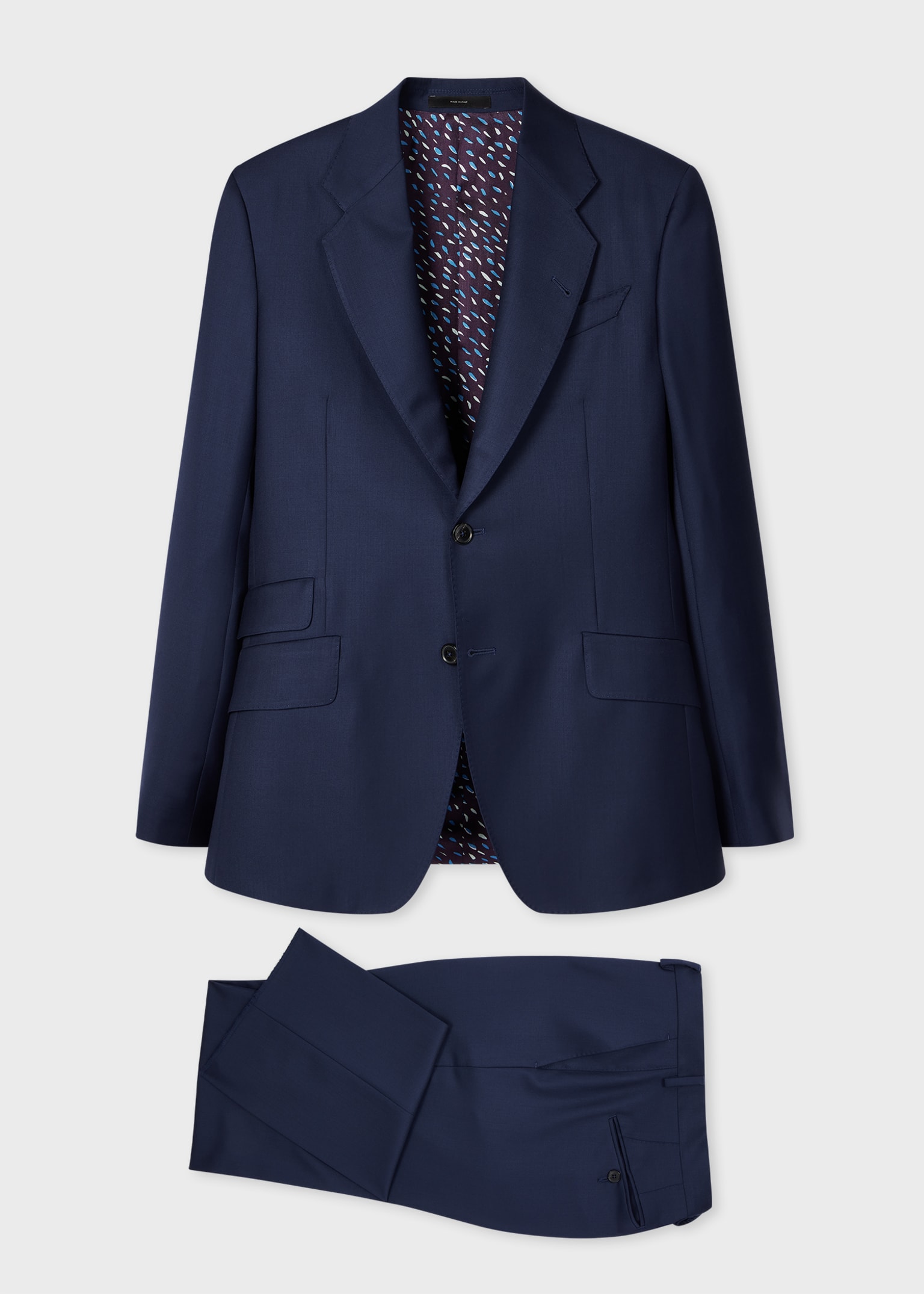 Paul Smith collectionネイビー　ウールフラノ　スーツ Paul Smith collectionネイビー ウールフラノ スーツ The Soho