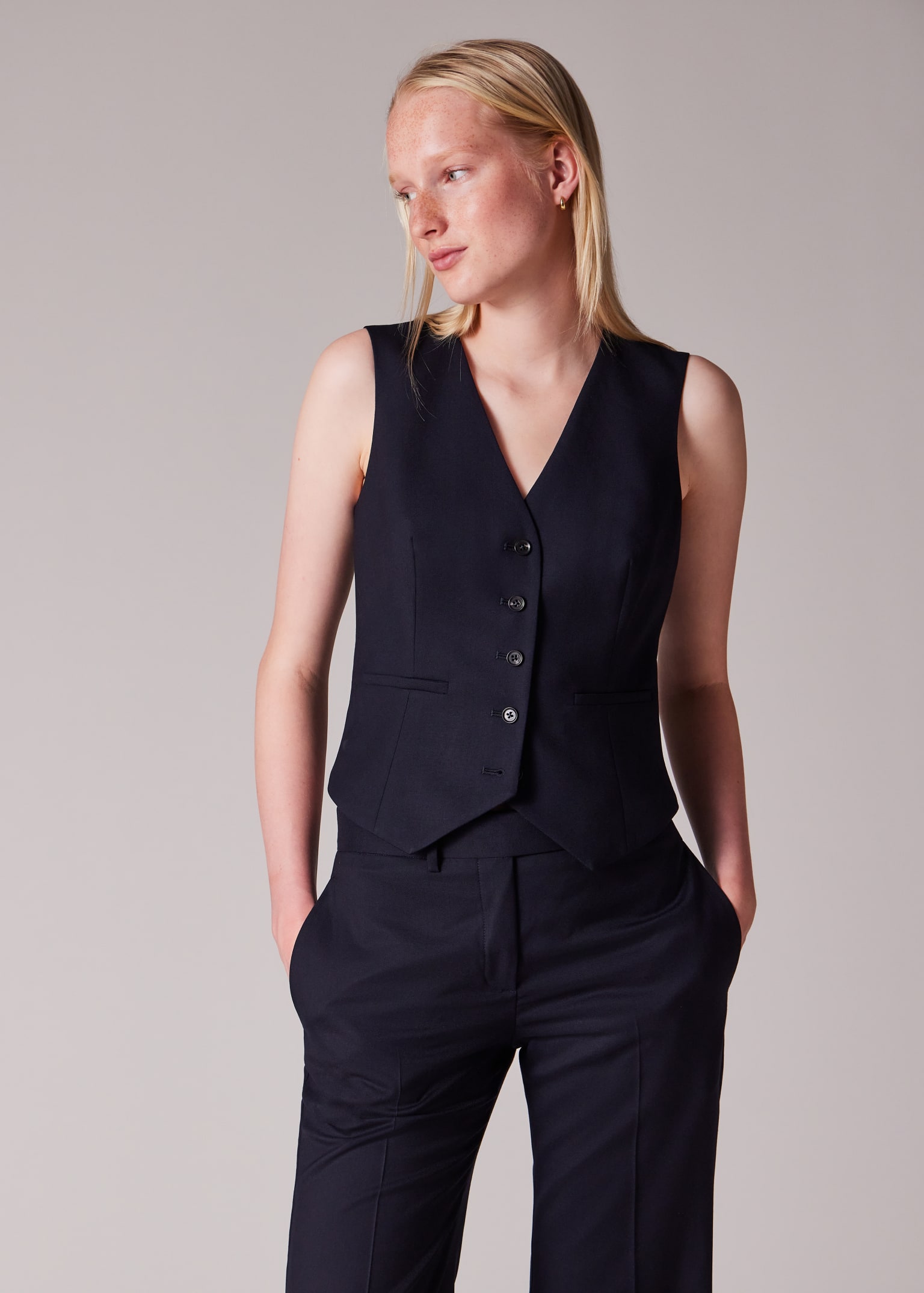 Ensemble Western 3 Pièces Femme - Gilet, Chemisier - Paula's Place - Sur Mesure (XS)