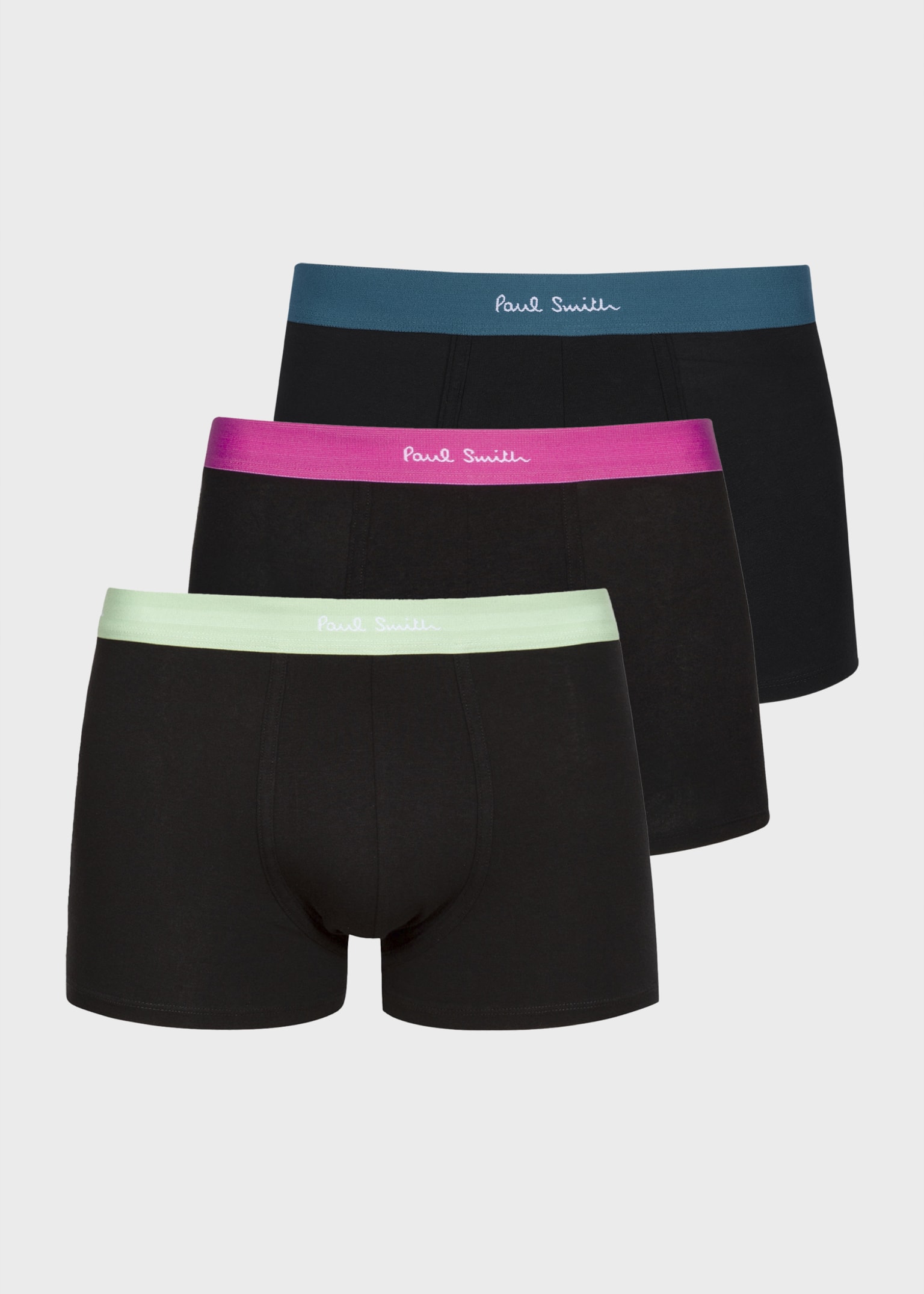 Multicolour Waistband Boxer Briefs Three Pack