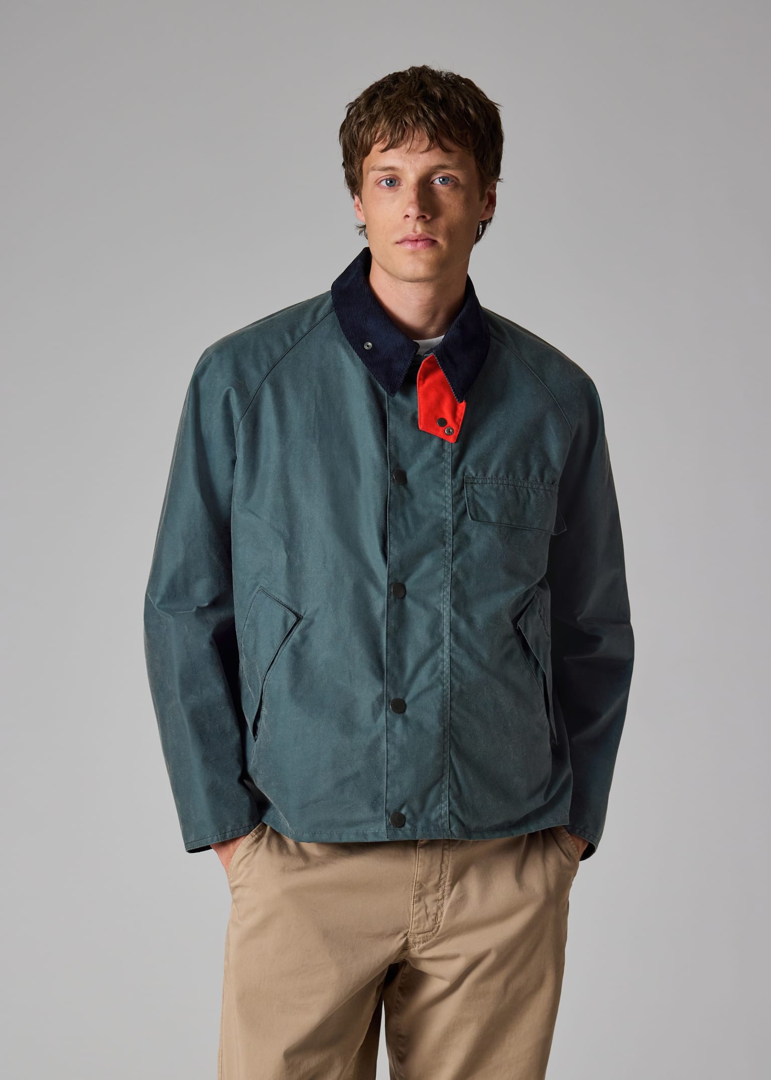 Paul Smith loves Barbour - Slate Transport Wax Jacket