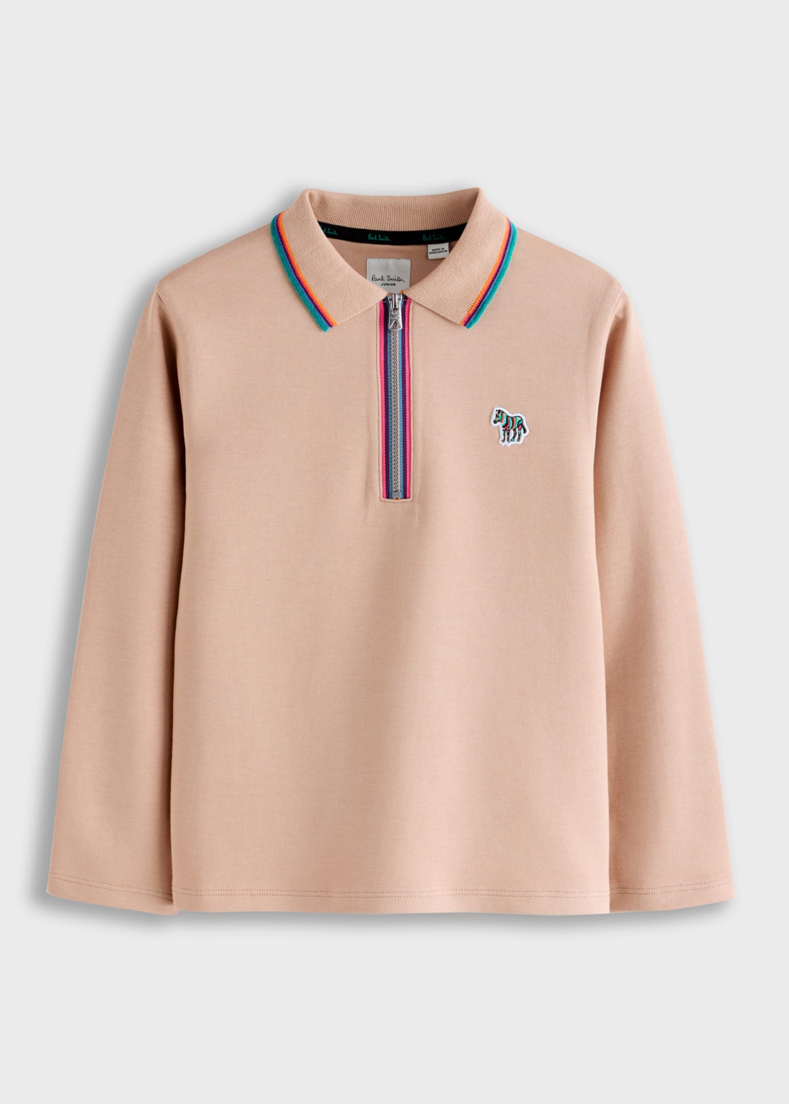 希少品Paul Smith True Brit Paul Smith Knitted Zebra Polo Shirt