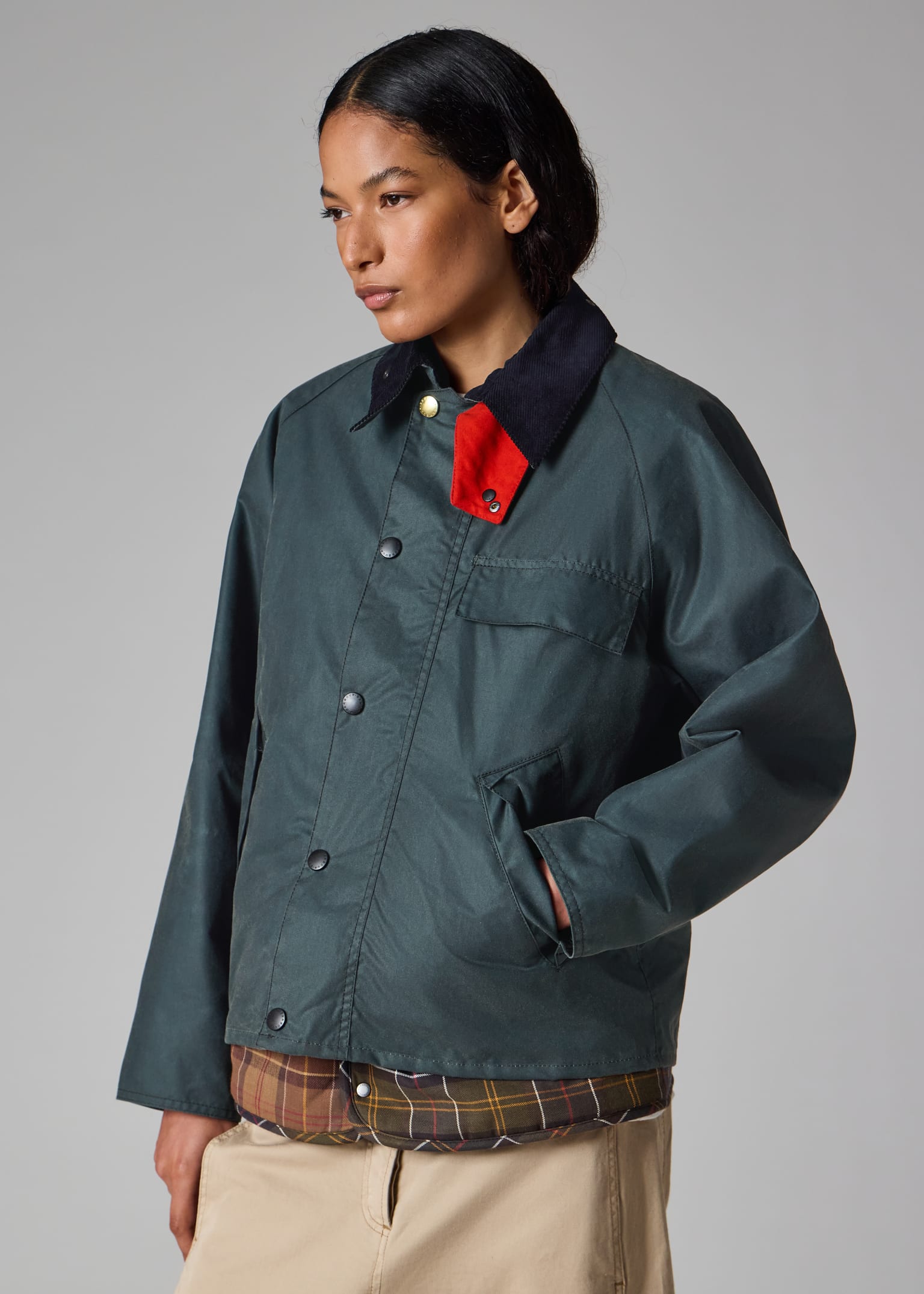 Paul Smith loves Barbour - Slate Transport Wax Jacket