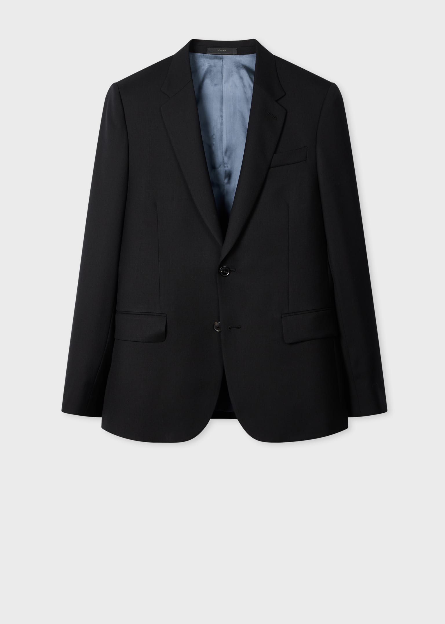 The Soho - Tailored-Fit Black Wool 'A Suit To Travel In' Blazer