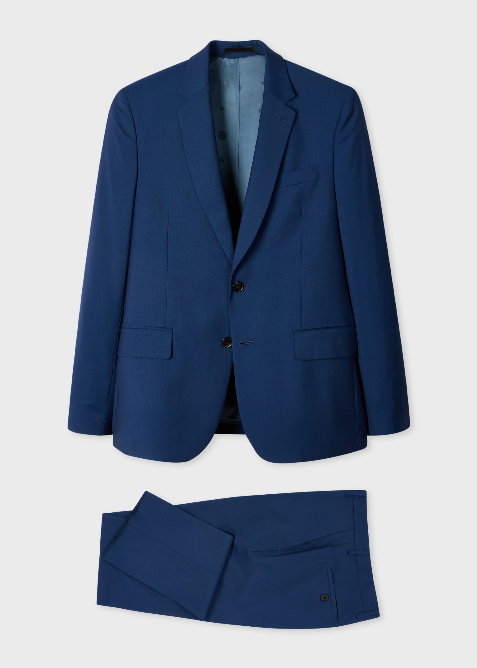 The Soho - Tailored-Fit Indigo Wool Suit