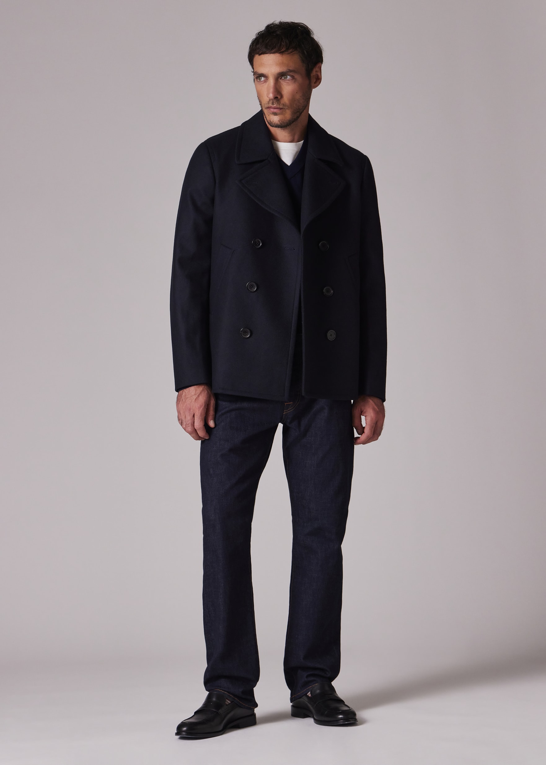 PaulSmith ネイビー Vネックセーター L PaulSmith ネイビー Vネックセーター L アウトレット ストア