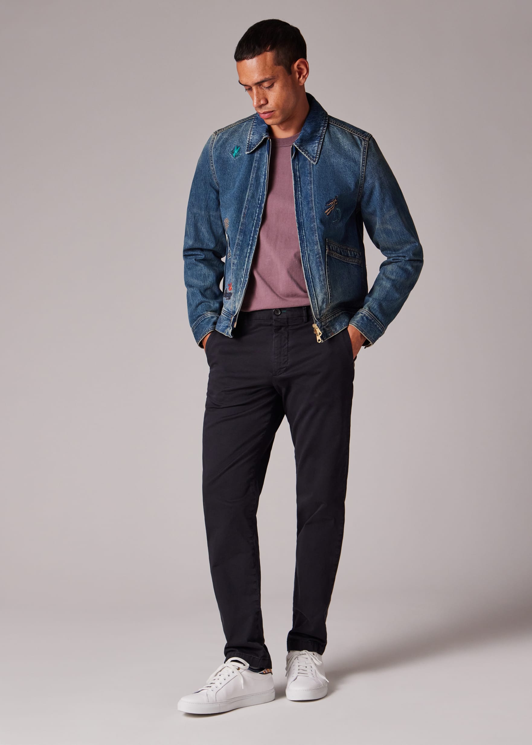 paul smith 刺し子 INDIGO JACKET paul smith 刺し子 INDIGO JACKET