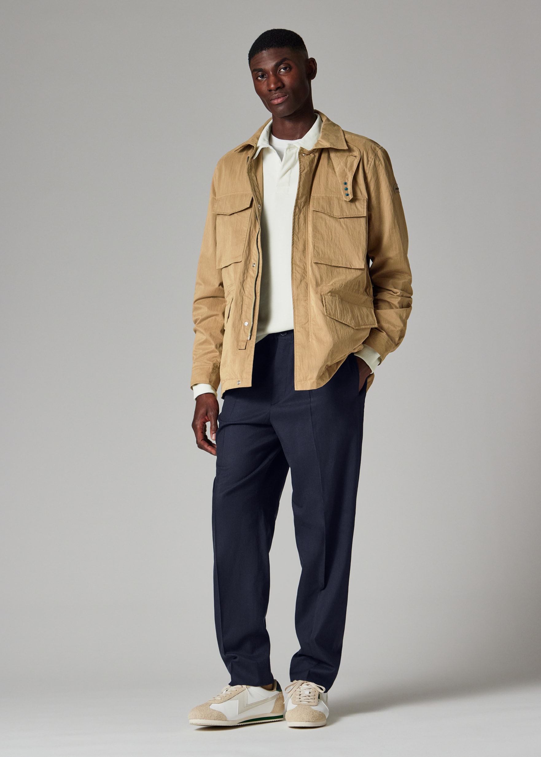 ジャケット・アウター Paul Smith NYLON MILITARY COAT PAUL SMITH Coated Nylon-Blend Field Jacket for Men | MR PORTER