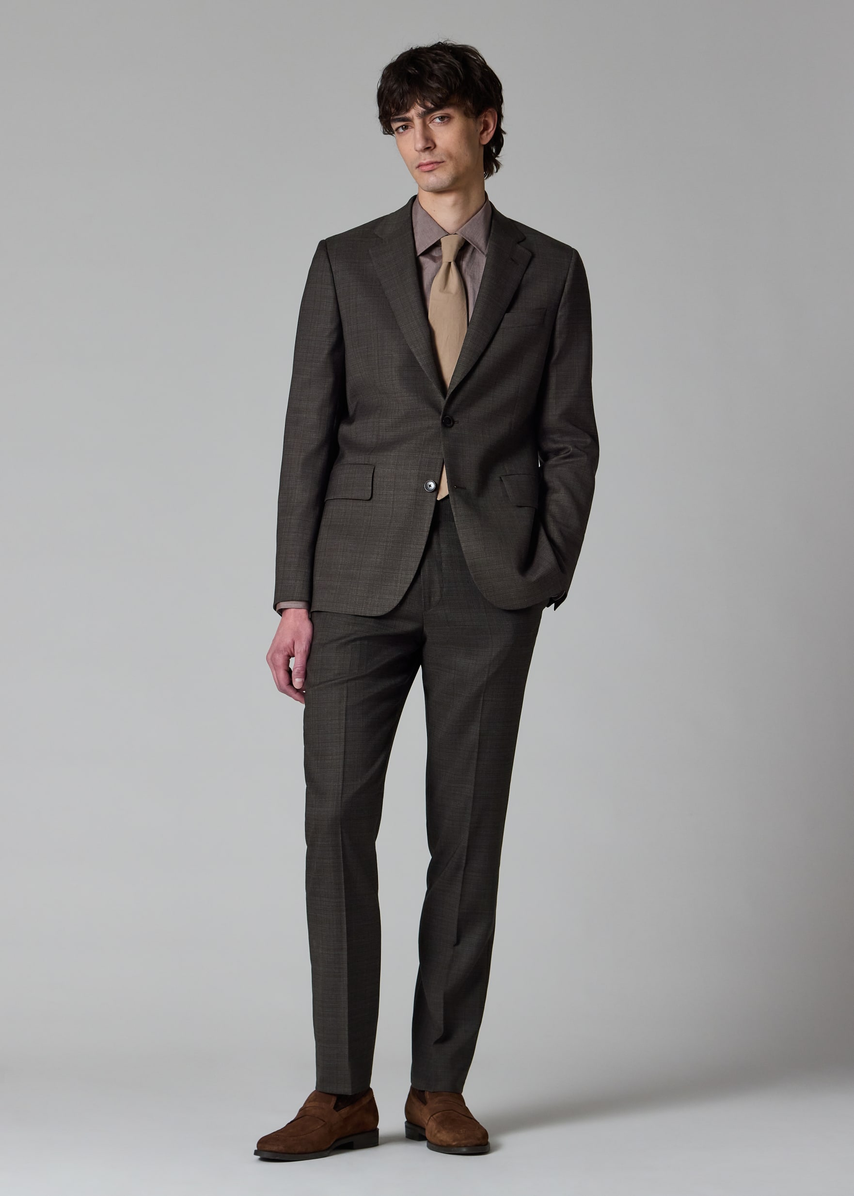 The Brierley - Brown Superfine Merino Wool Suit