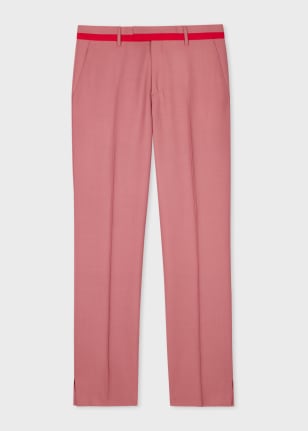Product view - Pink Fresco Wool Trousers