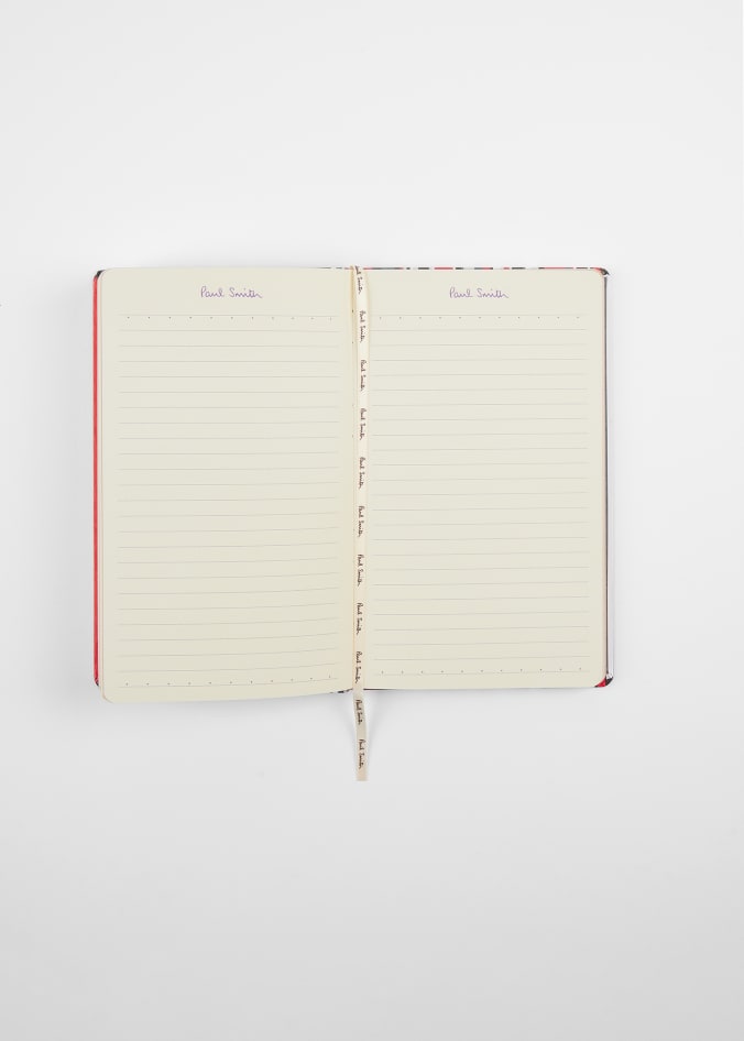 Paul Smith for Manchester United Red 'Signature Stripe' Notebook