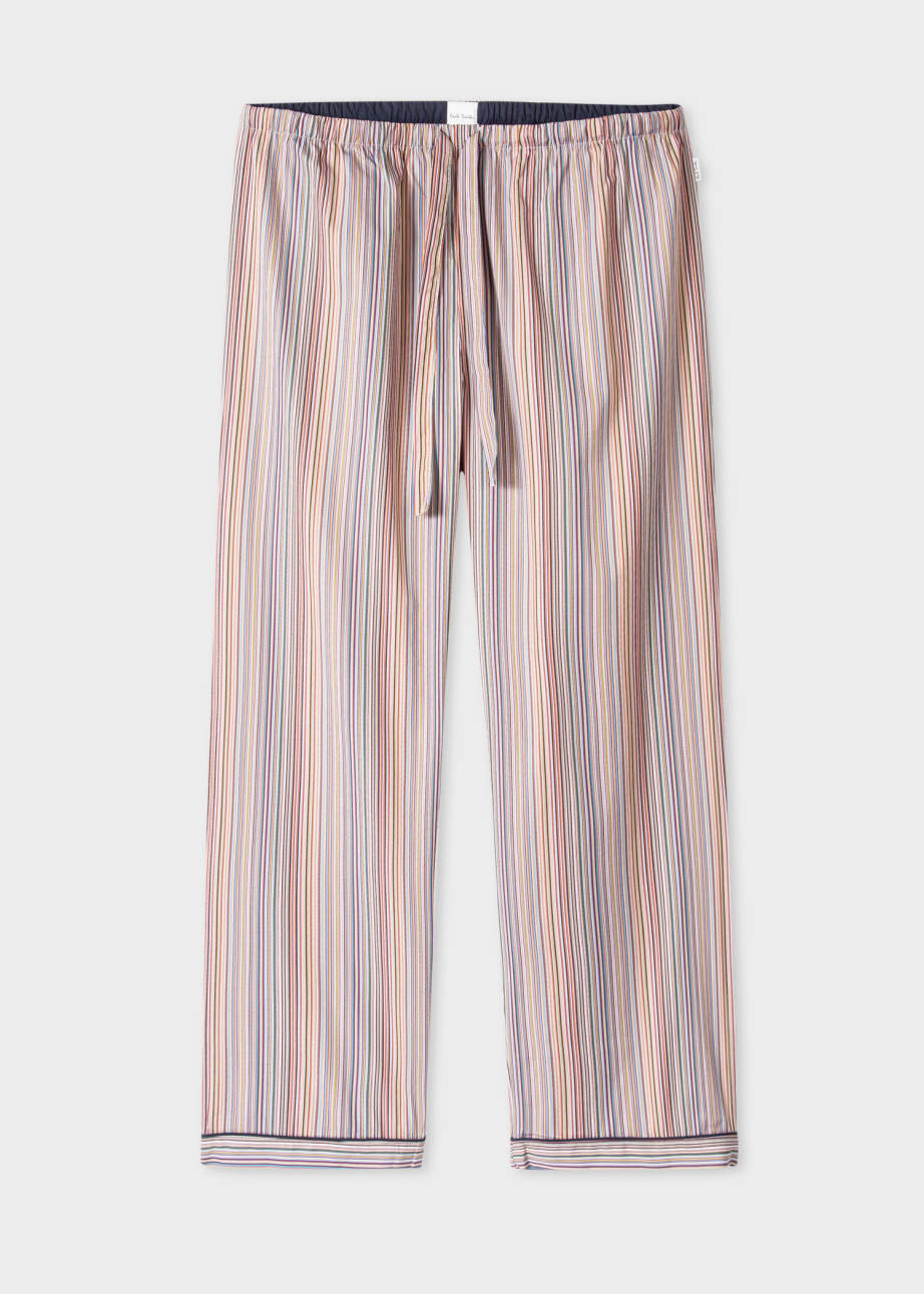 Front View - Signature Stripe' Pyjama Bottoms Paul Smith