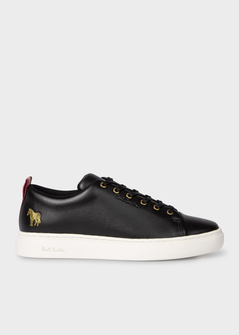 Product View - Women's Black Leather 'Lee' Trainers