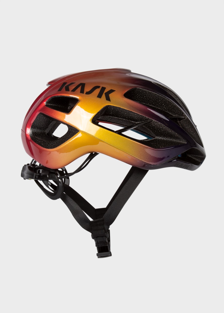 Front View - Paul Smith + Kask 'Artist Stripe Fade' Protone Cycling Helmet Paul Smith