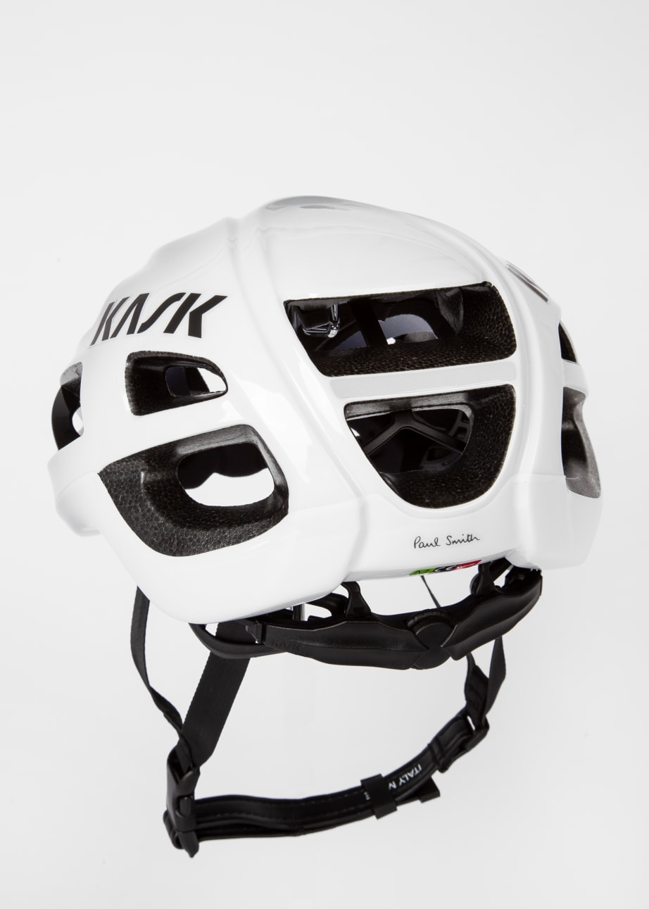 Detail View - Paul Smith + Kask 'Monochrome Fade' Protone Cycling Helmet Paul Smith